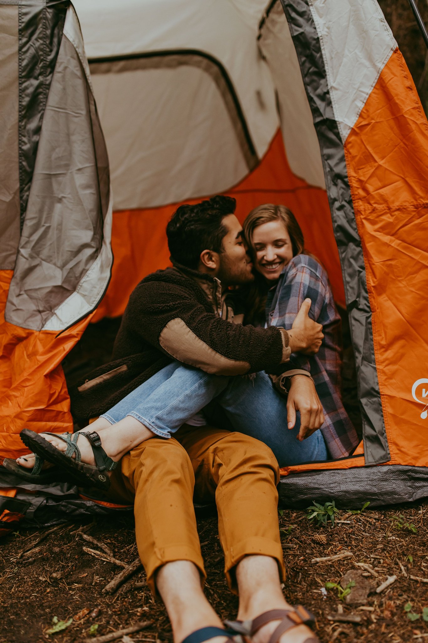 Camping Engagement Session in Breckenridge, Colorado