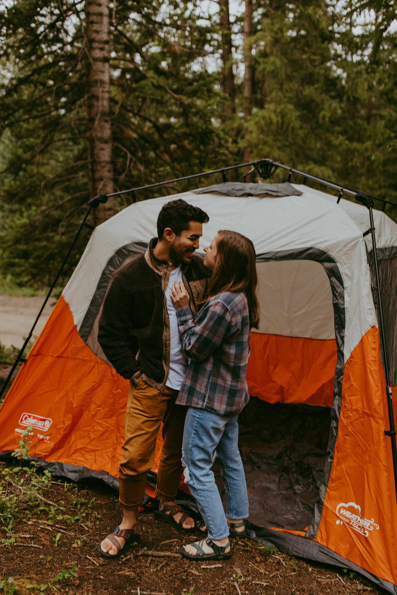 Camping Engagement Session in Breckenridge, Colorado