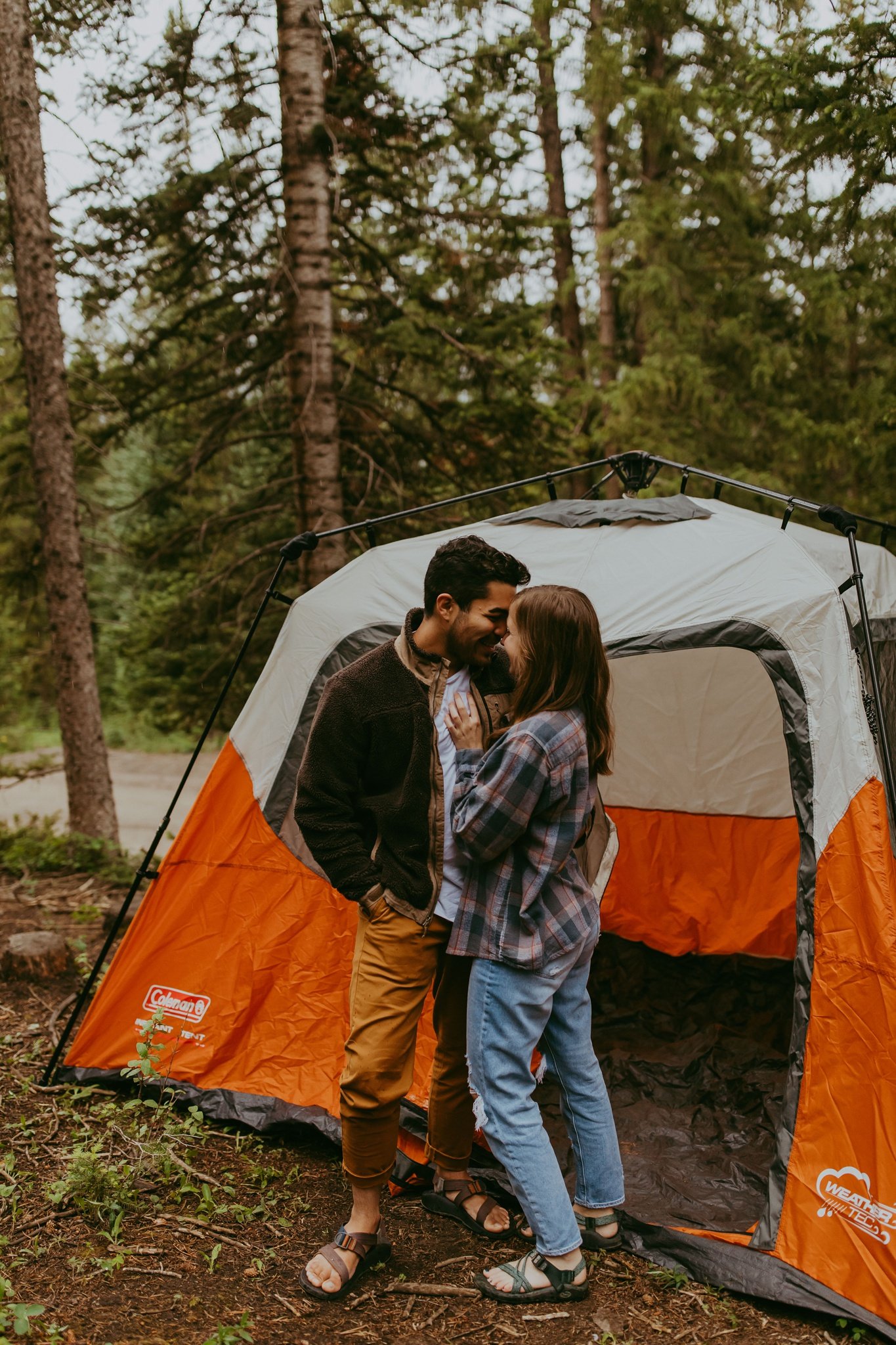 Camping Engagement Session in Breckenridge, Colorado