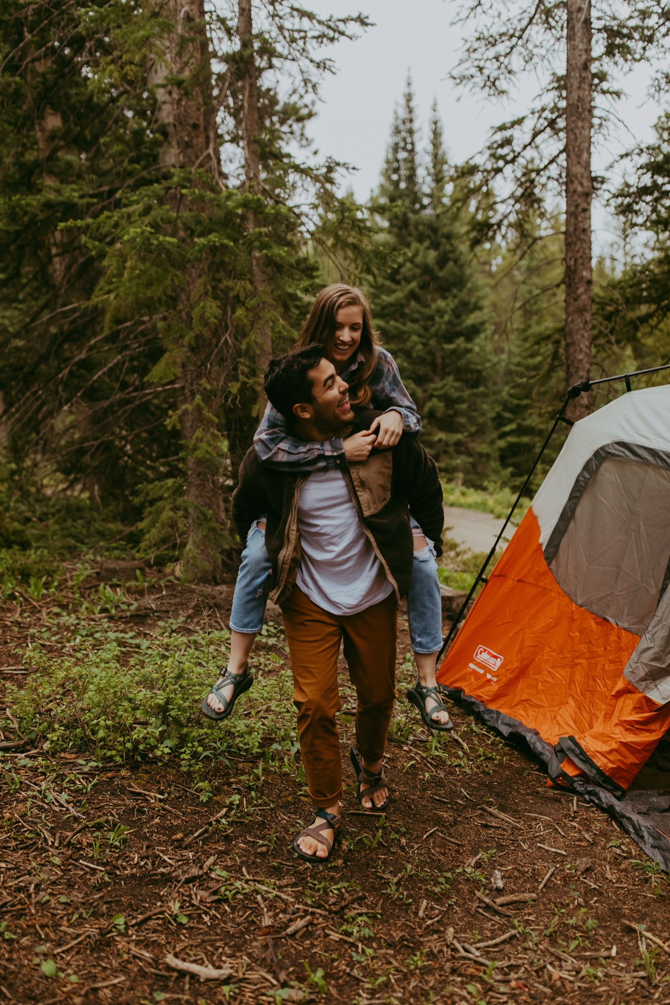 Camping Engagement Session in Breckenridge, Colorado