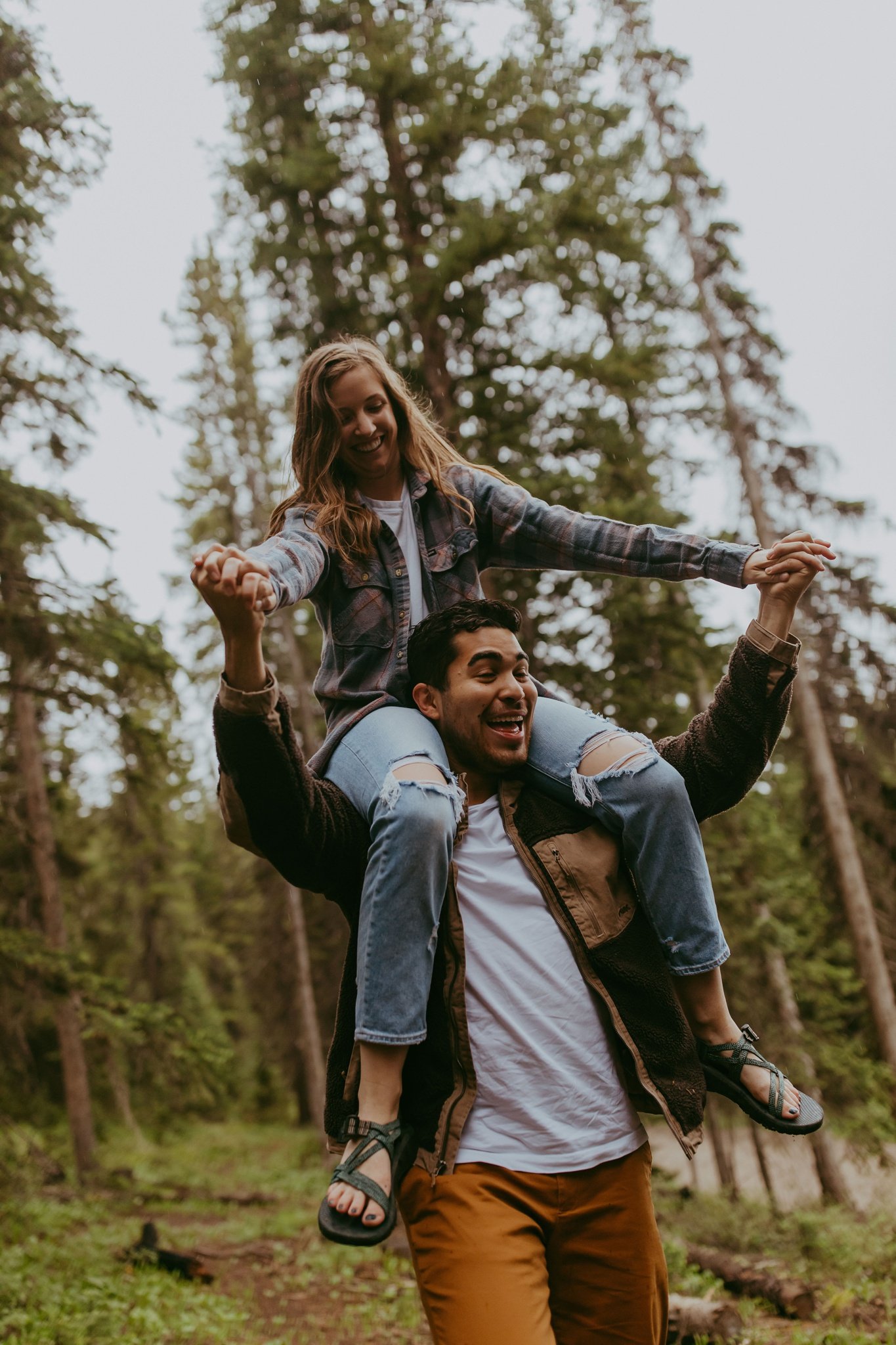 Camping Engagement Session in Breckenridge, Colorado