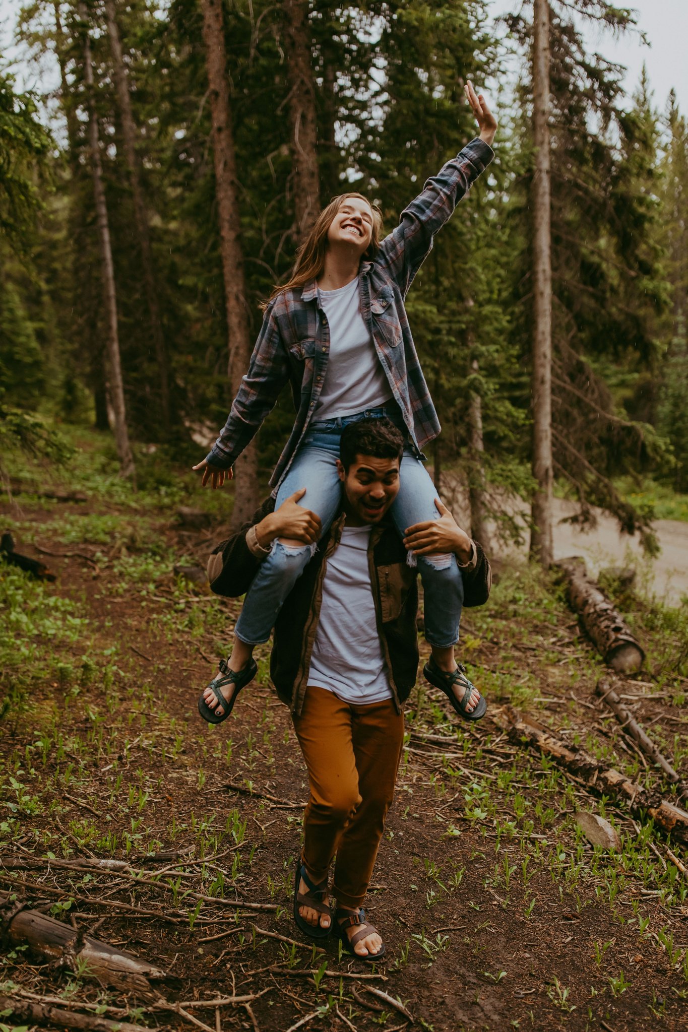 Camping Engagement Session in Breckenridge, Colorado