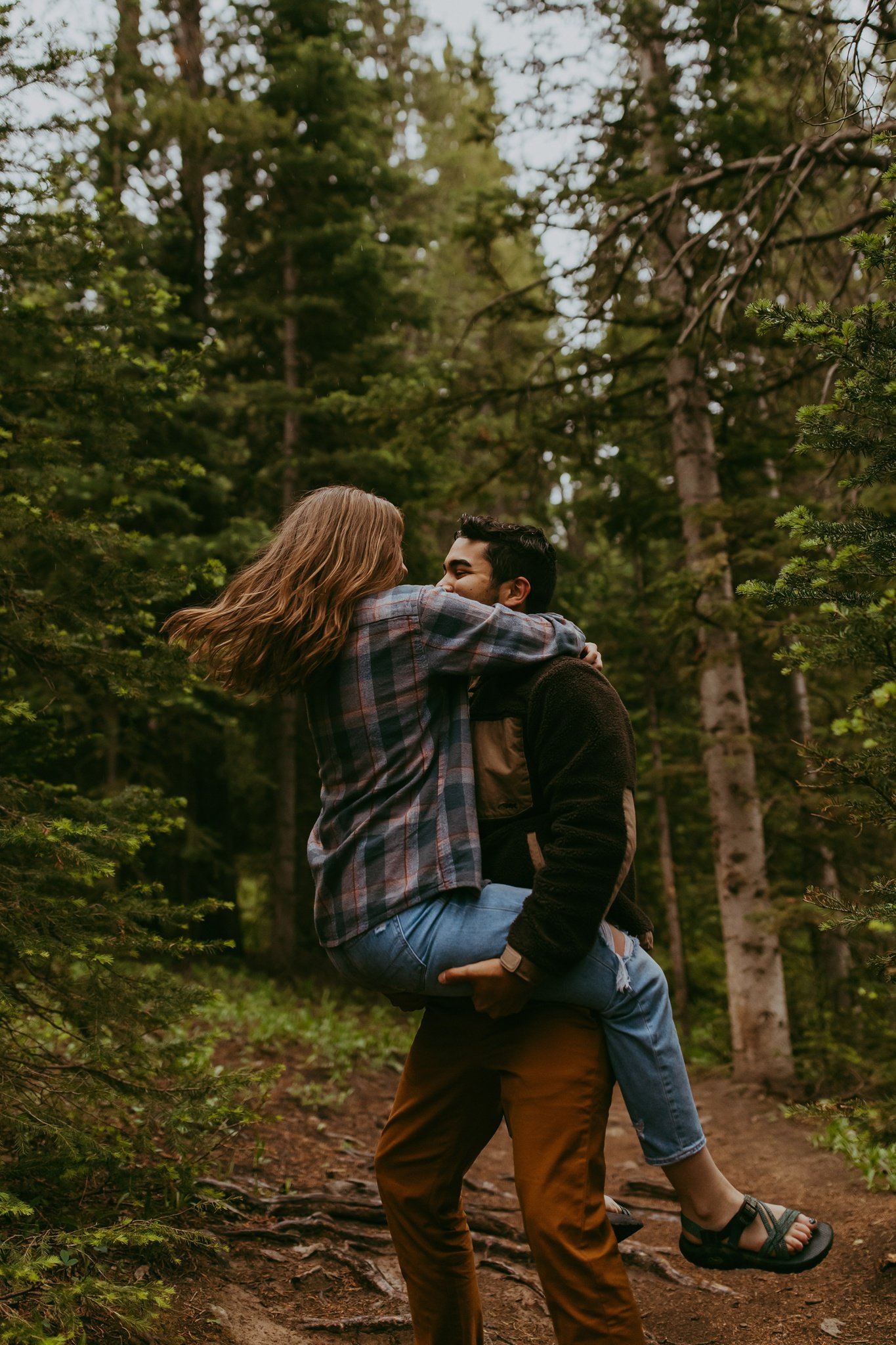 Camping Engagement Session in Breckenridge, Colorado