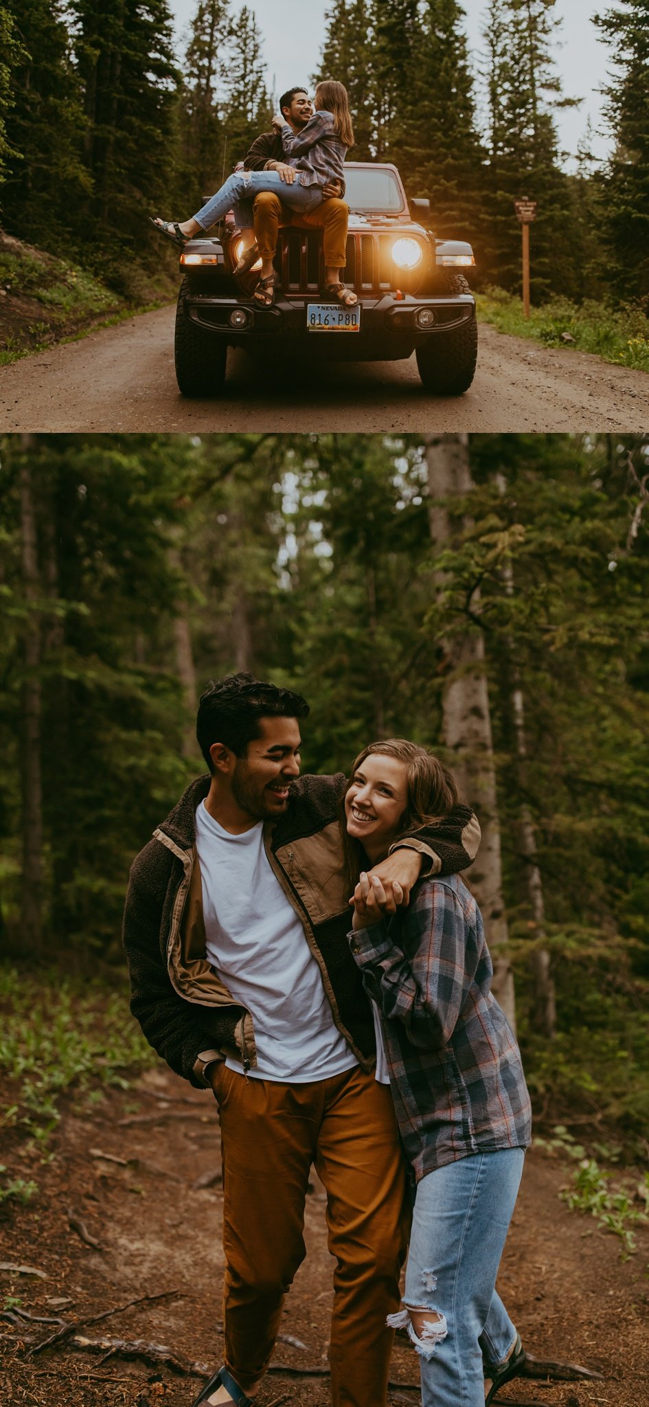 Camping Engagement Session in Breckenridge, Colorado