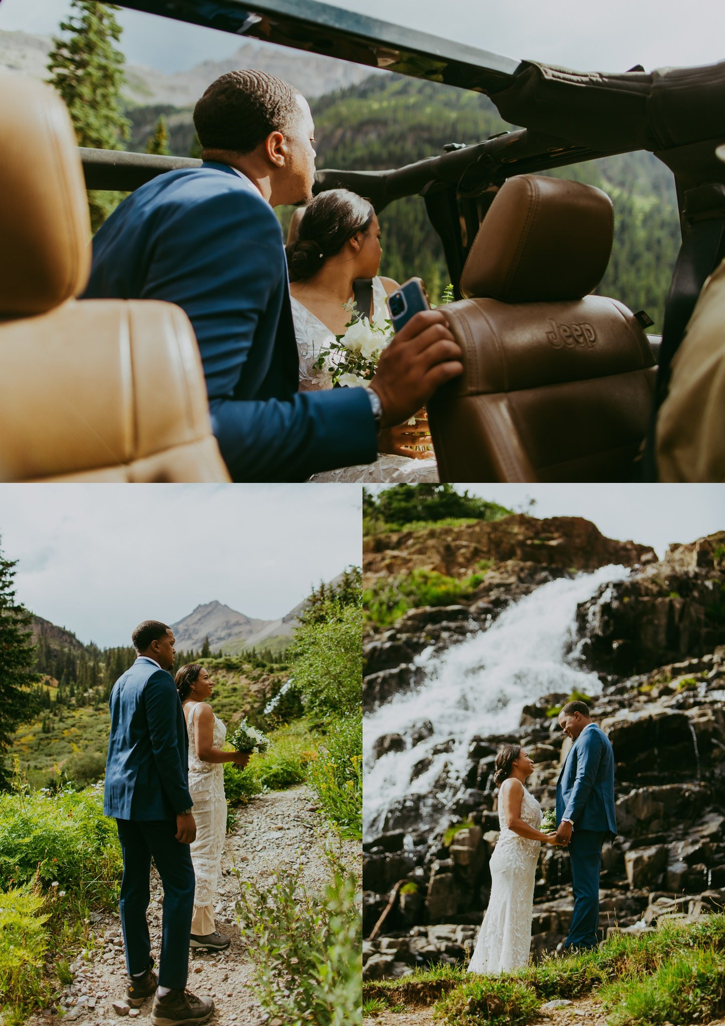 Ouray, Colorado Off-Roading Summer Jeep Elopement