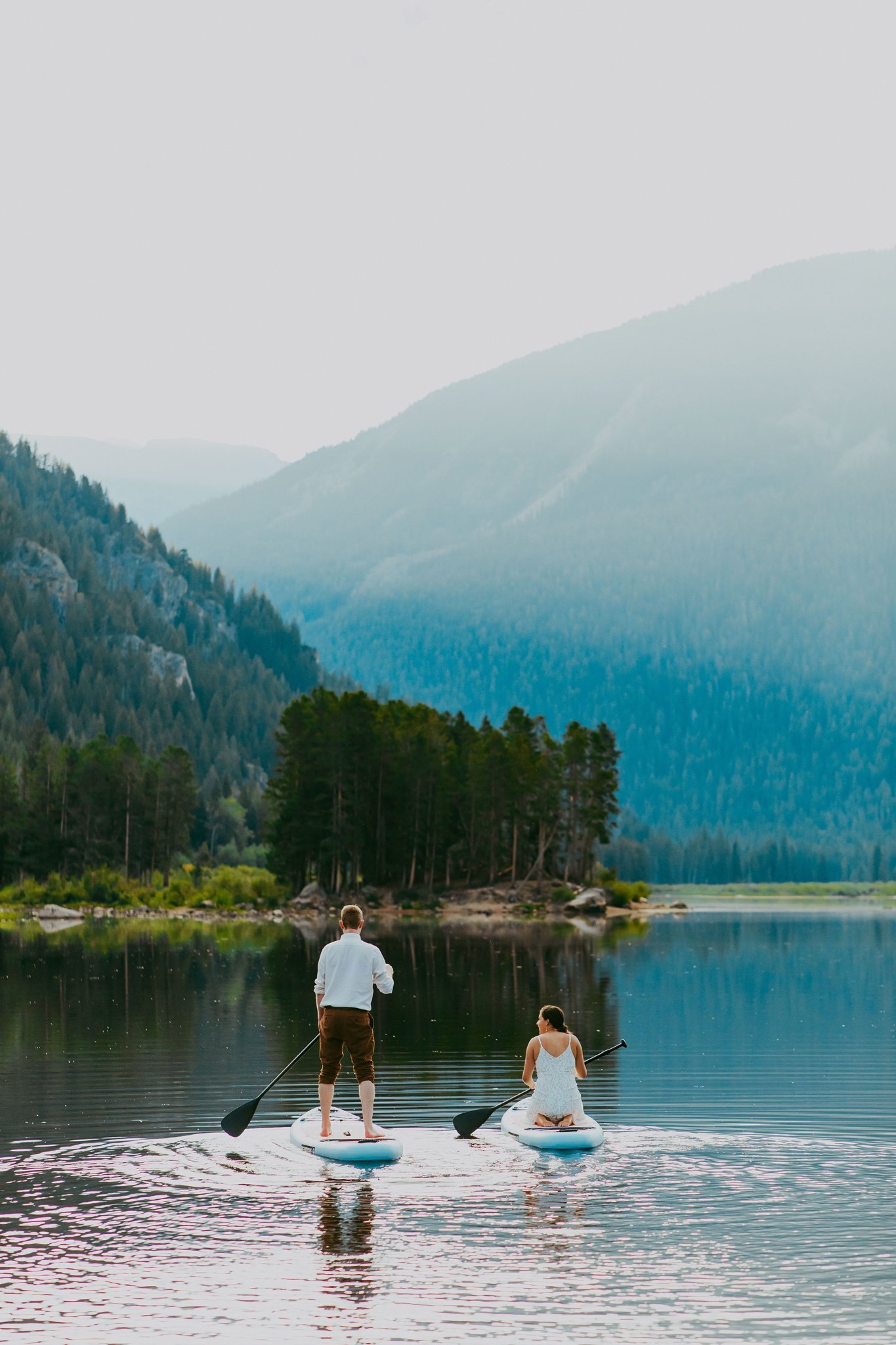 Paddle Board Adventure Elopement | Colorado Elopement Photographer