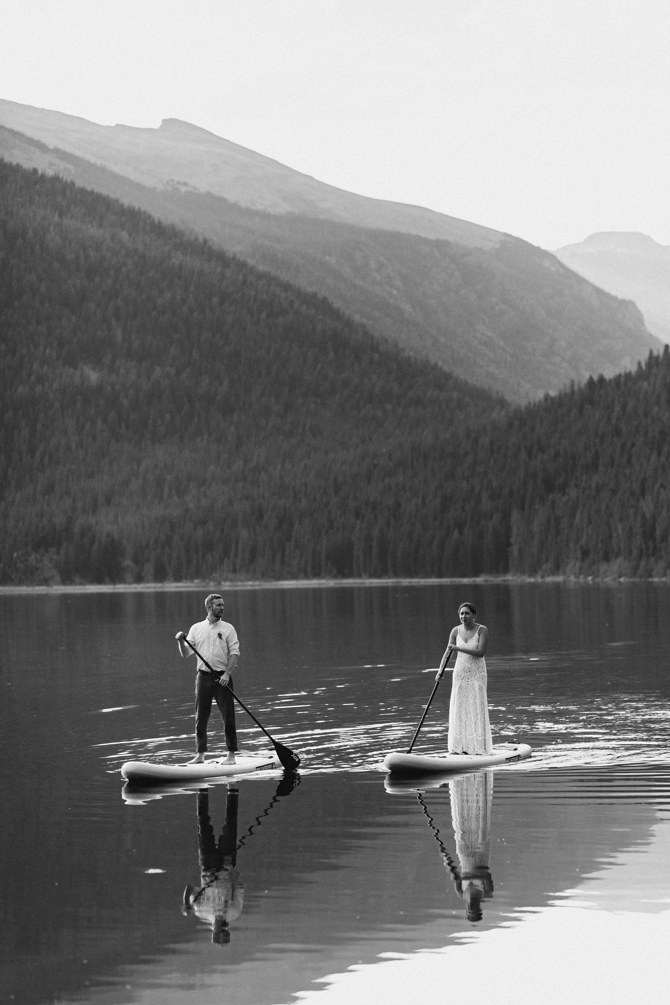 Paddle Board Adventure Elopement | Colorado Elopement Photographer