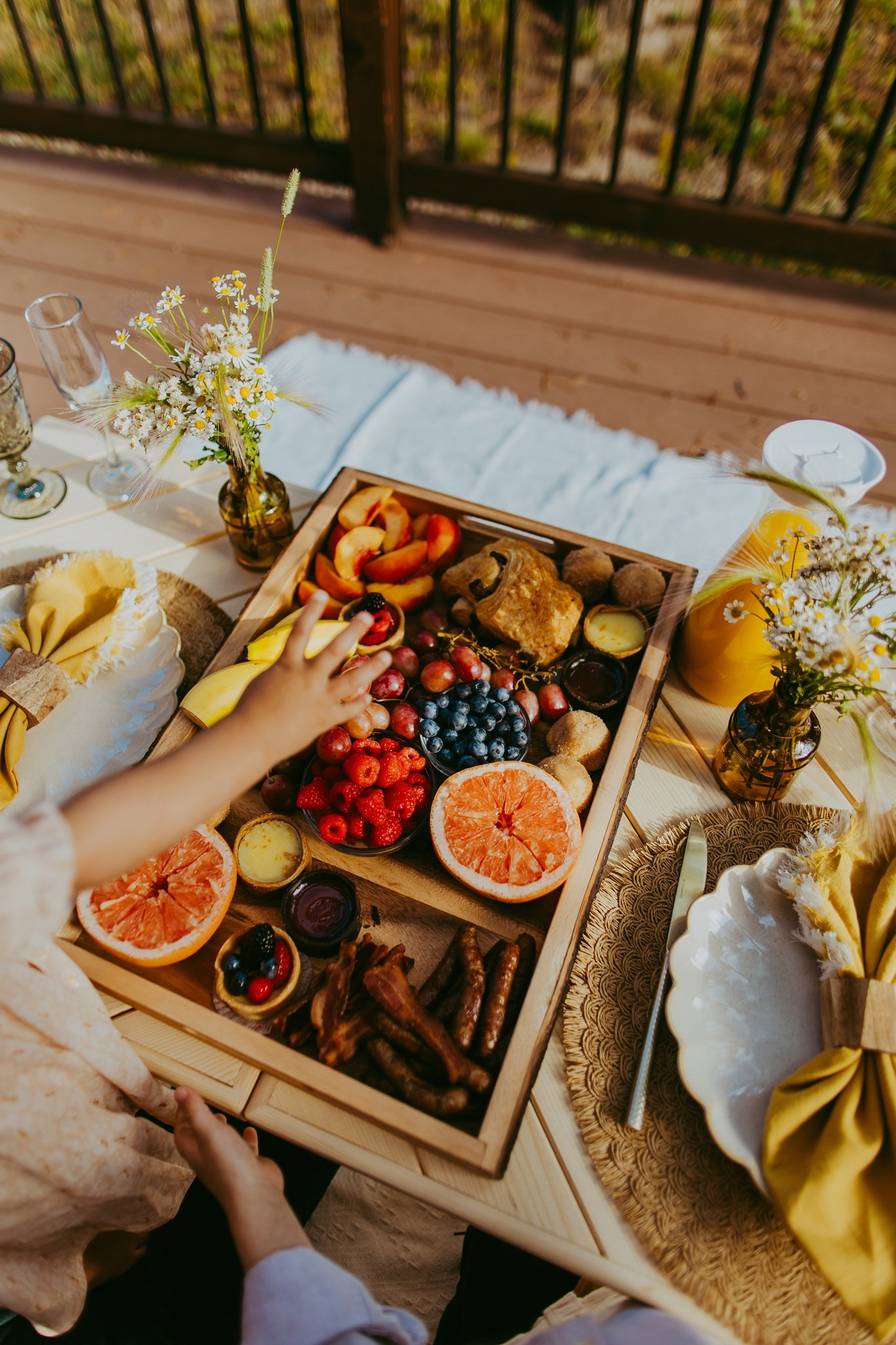 Colorado Picnic Wedding at A-Frame Cabin | Colorado Elopement Photographer