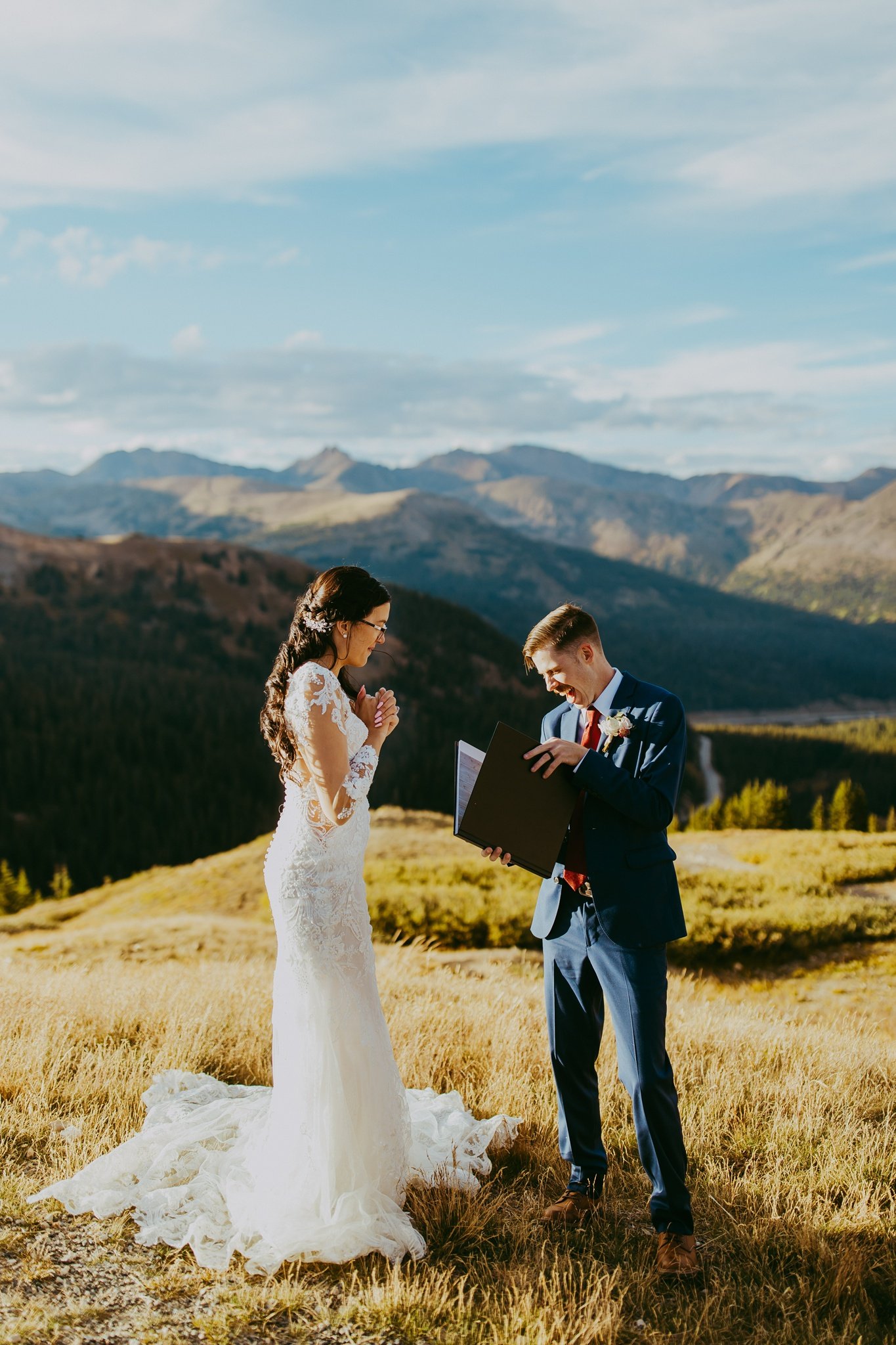 Loveland Pass Colorado Sunset Elopement | Colorado Elopement Photographer