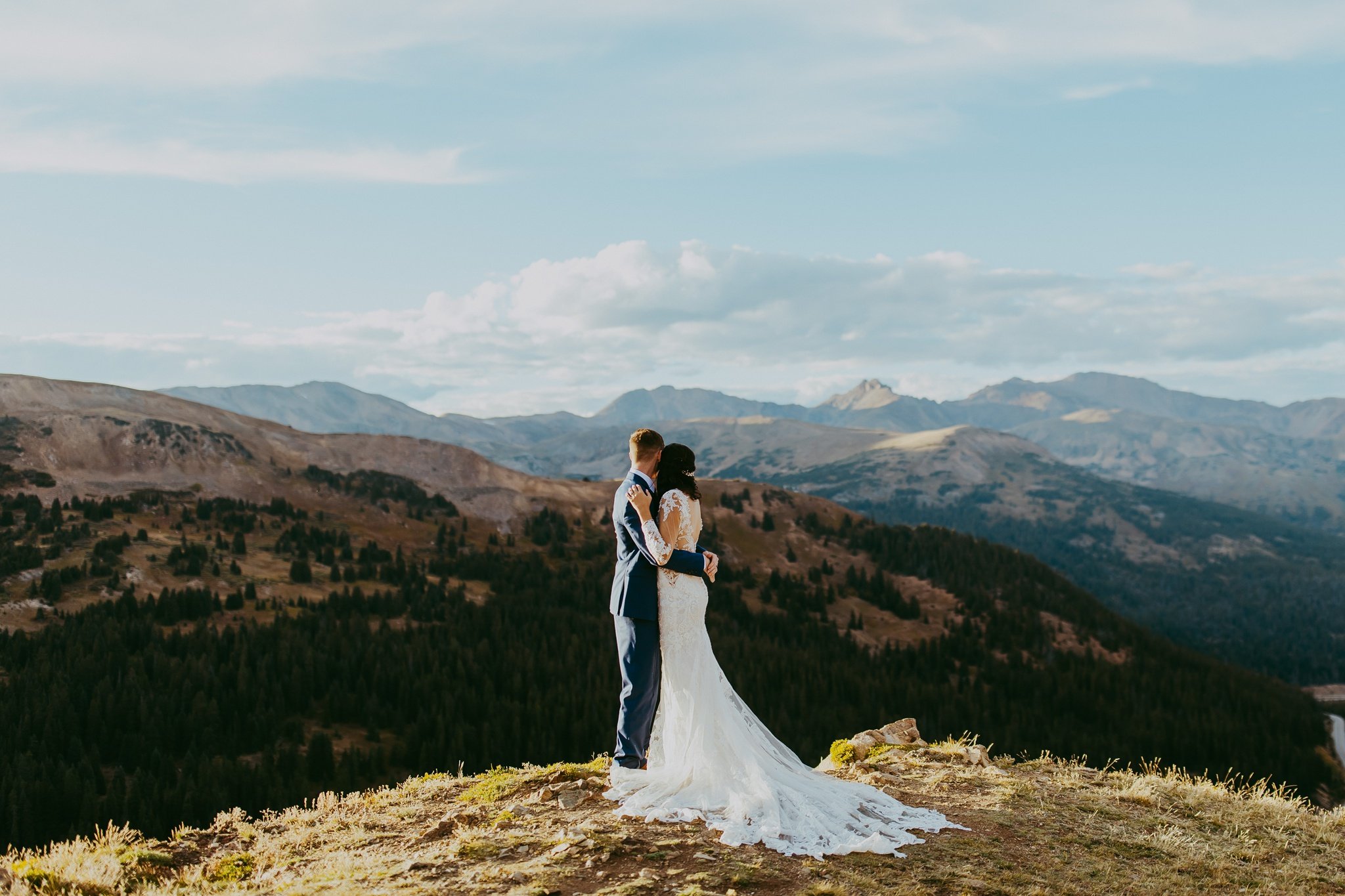 Loveland Pass Colorado Sunset Elopement | Colorado Elopement Photographer