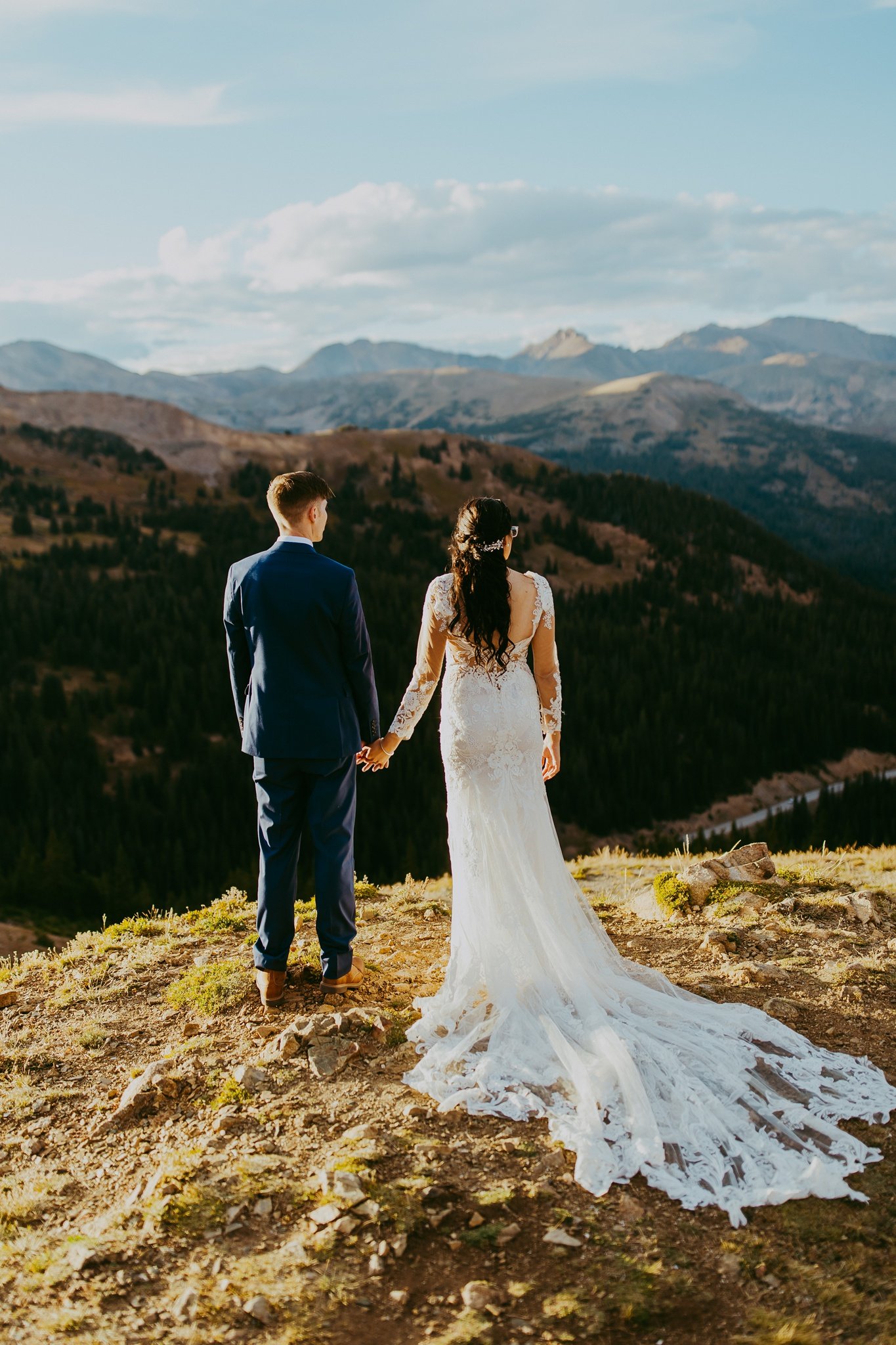 Loveland Pass Colorado Sunset Elopement | Colorado Elopement Photographer