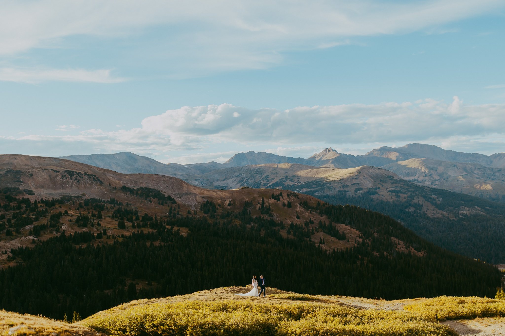 Loveland Pass Colorado Sunset Elopement | Colorado Elopement Photographer