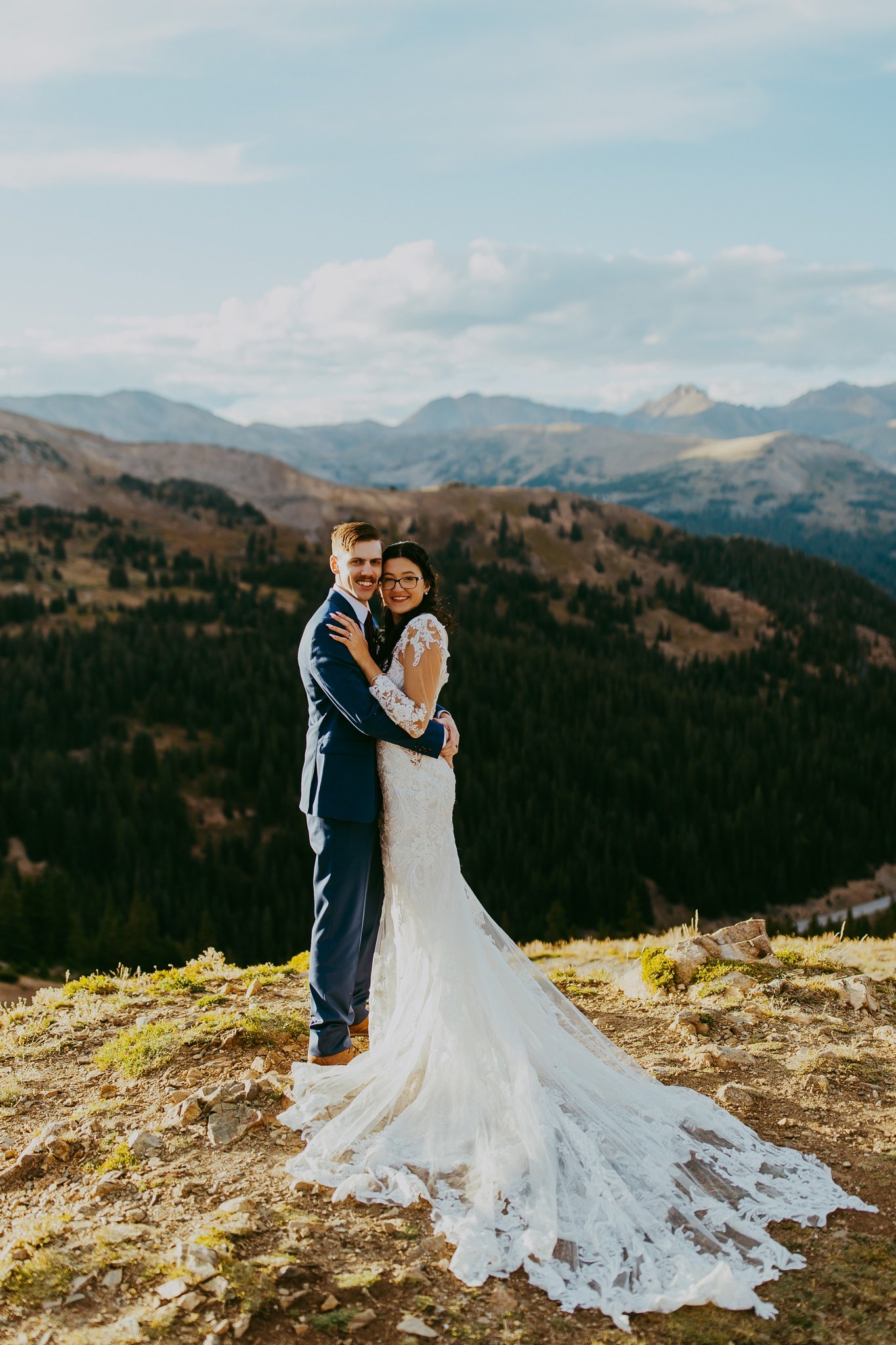 Loveland Pass Colorado Sunset Elopement | Colorado Elopement Photographer