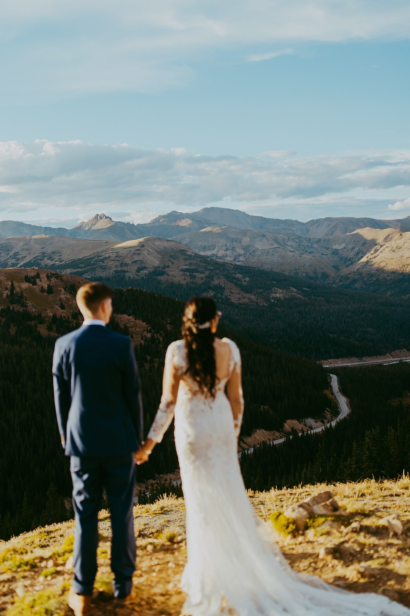 Loveland Pass Colorado Sunset Elopement | Colorado Elopement Photographer