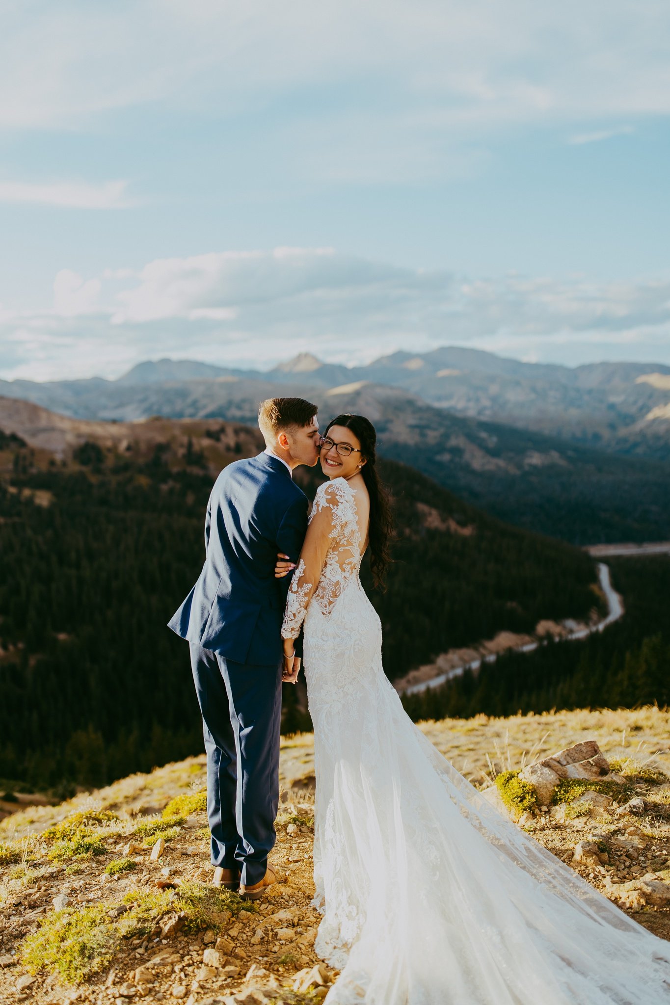 Loveland Pass Colorado Sunset Elopement | Colorado Elopement Photographer