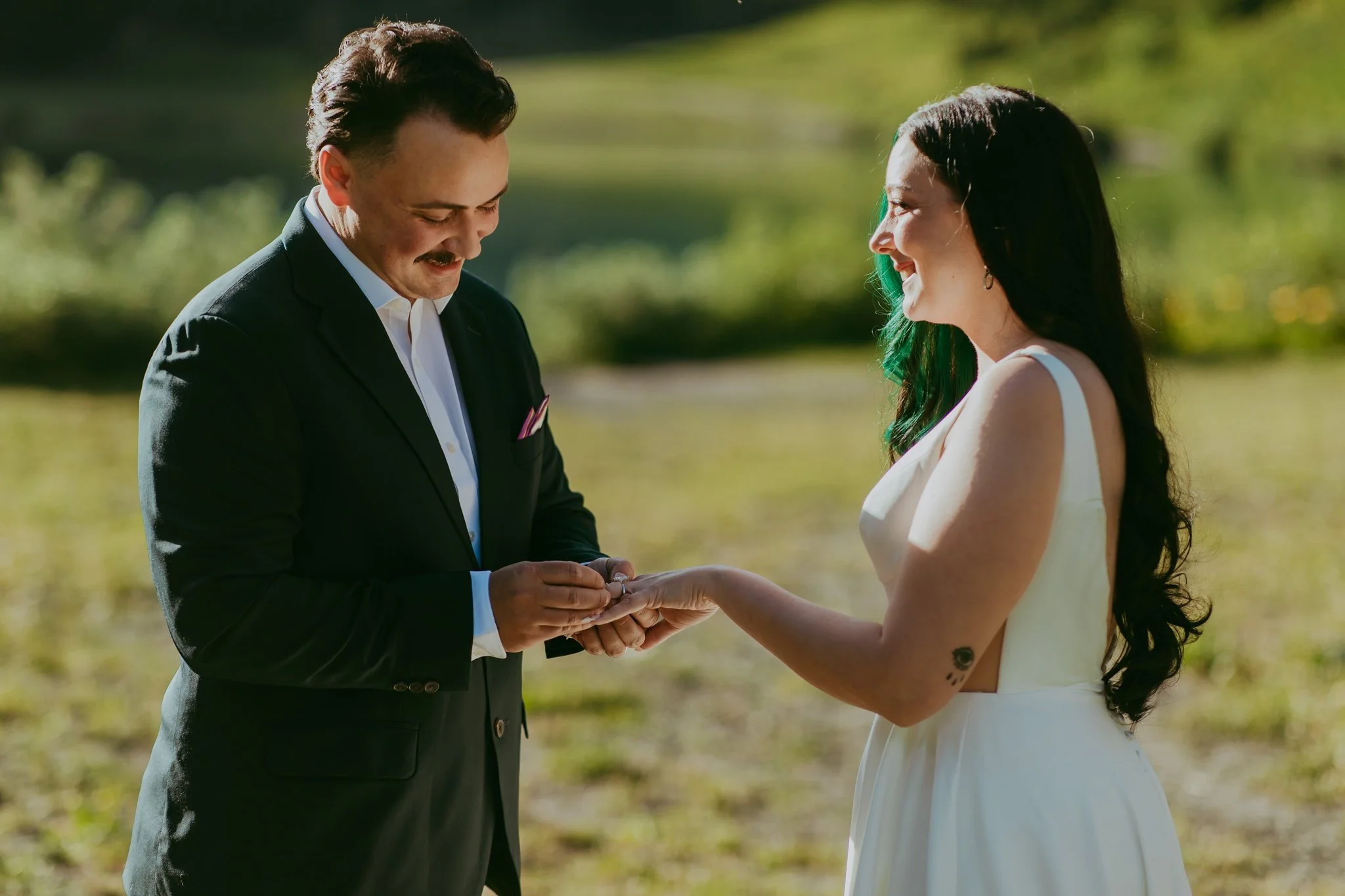 Crested Butte Colorado Wildflower Elopement Photography
