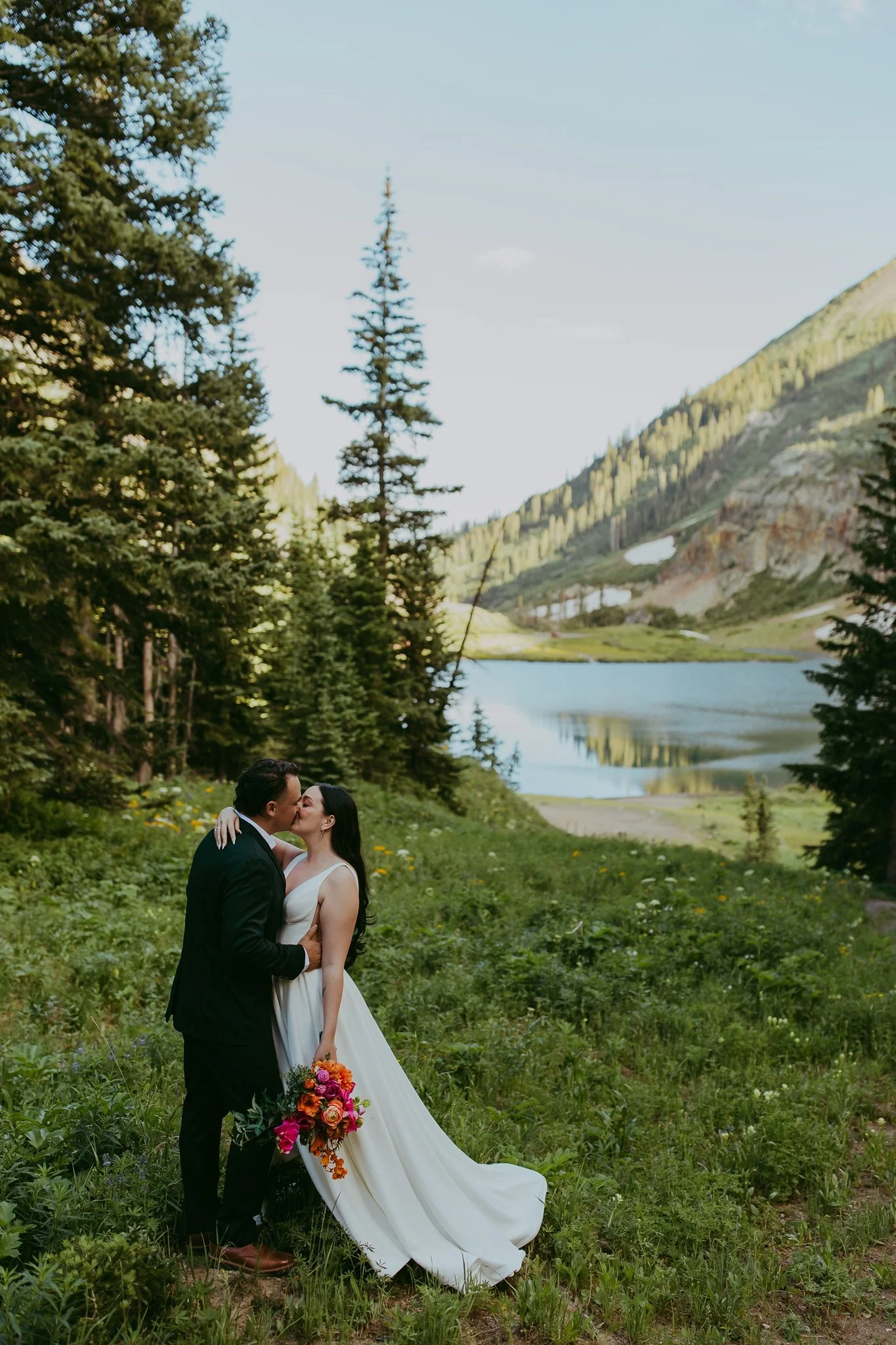 Crested Butte Colorado Wildflower Elopement Photography