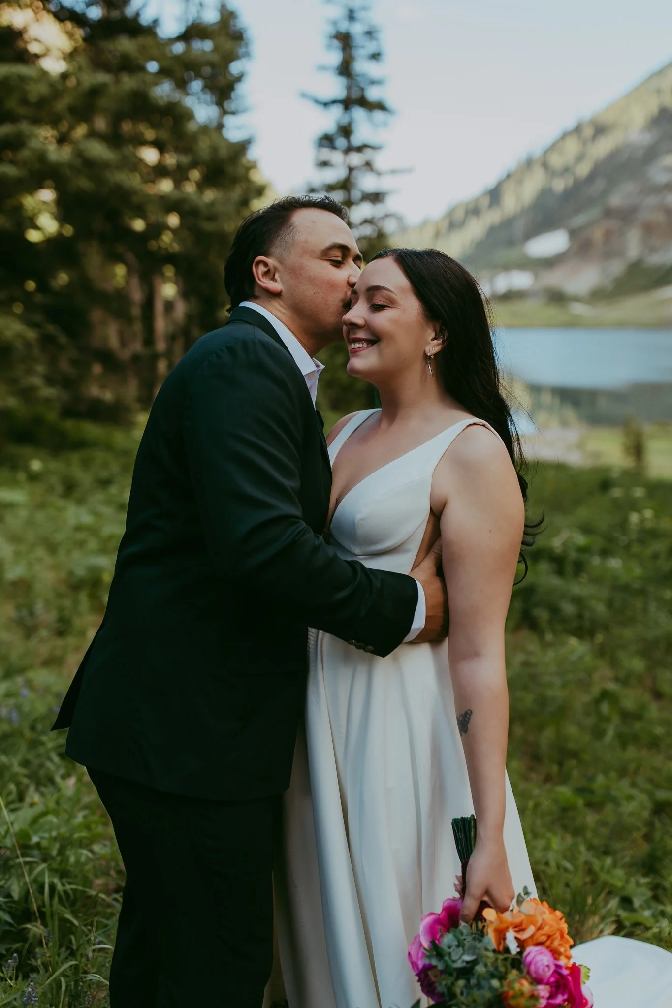 Crested Butte Colorado Wildflower Elopement Photography