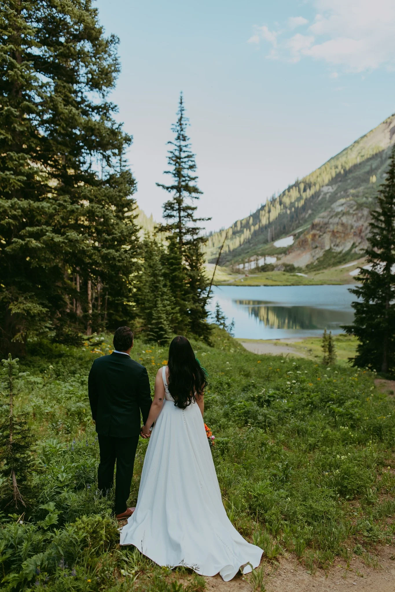 Crested Butte Colorado Wildflower Elopement Photography