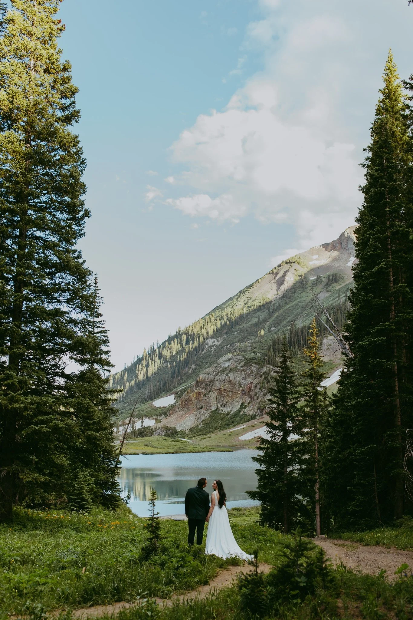 Crested Butte Colorado Wildflower Elopement Photography