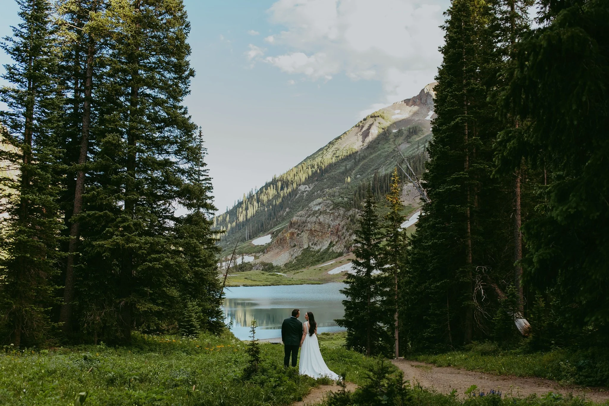 Crested Butte Colorado Wildflower Elopement Photography