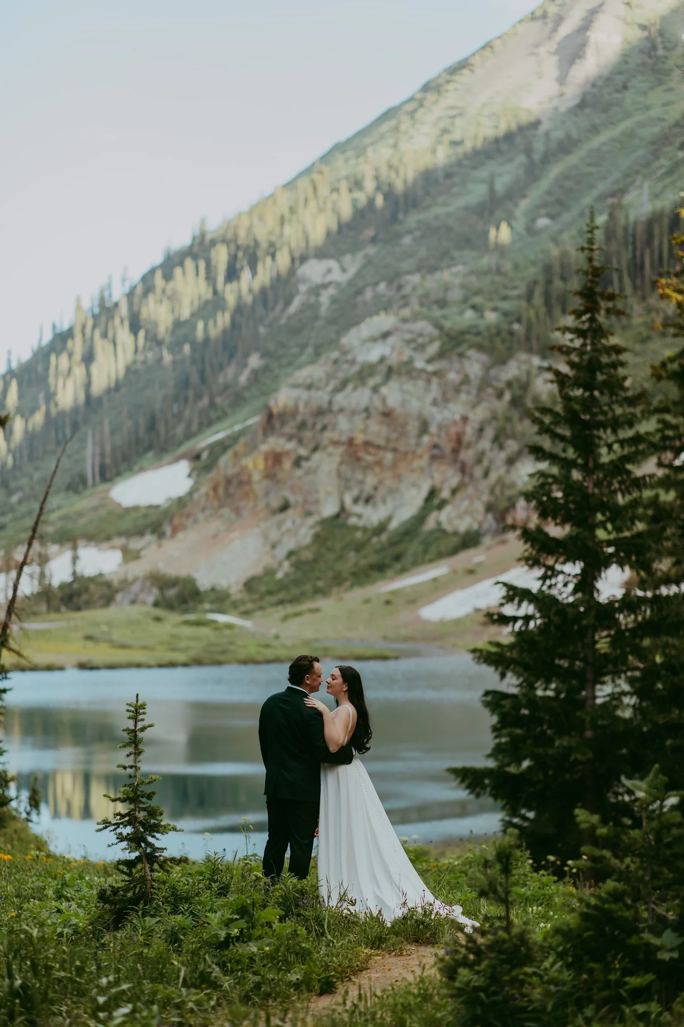 Crested Butte Colorado Wildflower Elopement Photography
