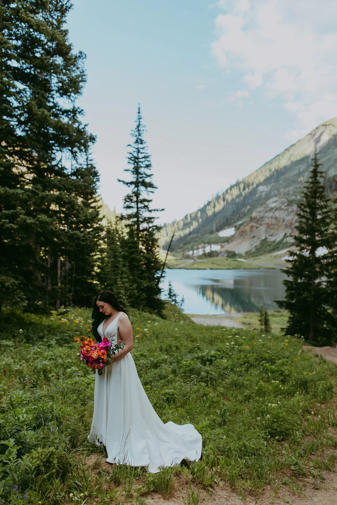 Crested Butte Colorado Wildflower Elopement Photographer