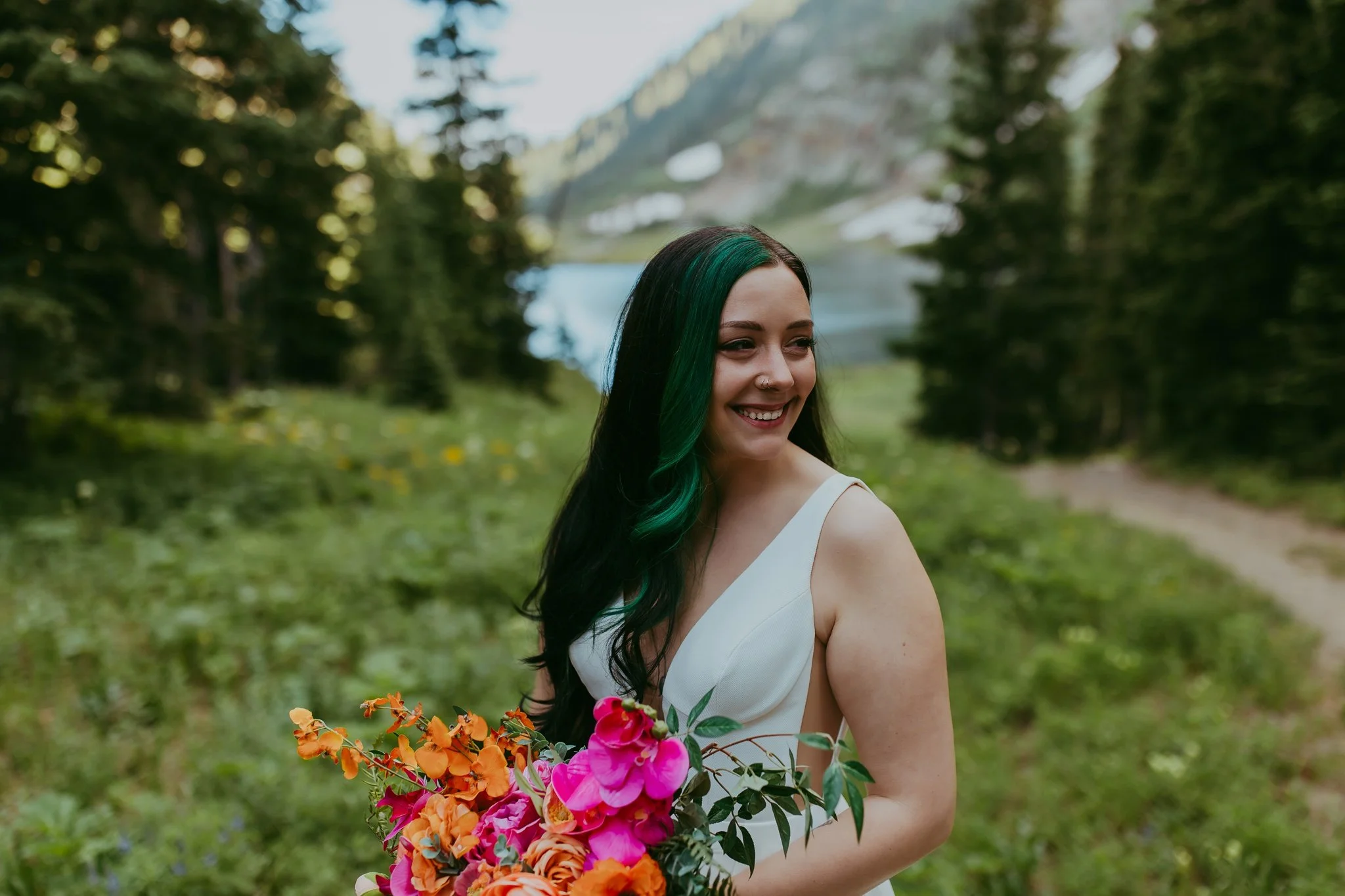 Crested Butte Colorado Wildflower Elopement Photographer