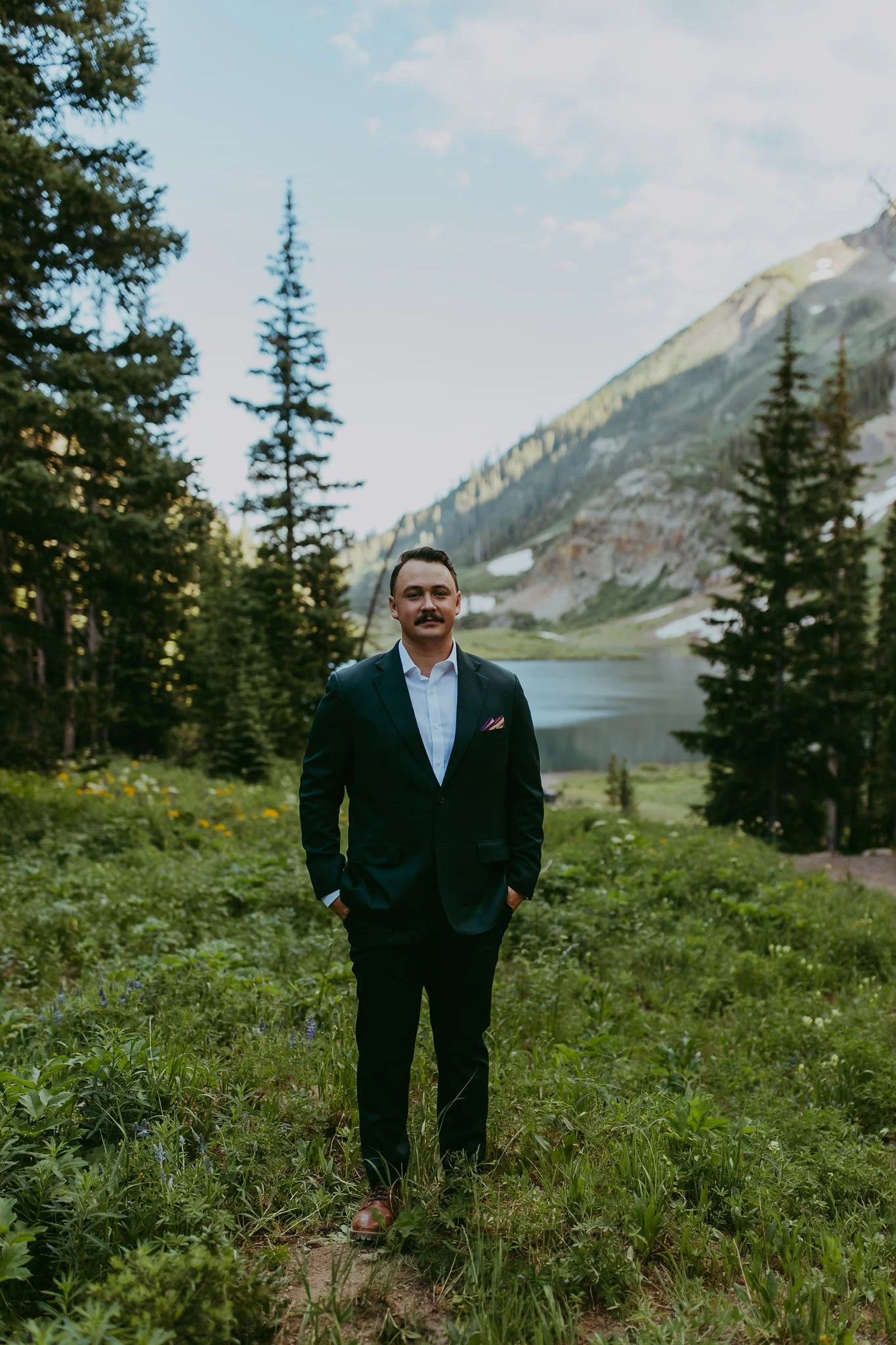 Crested Butte Colorado Wildflower Elopement Photographer