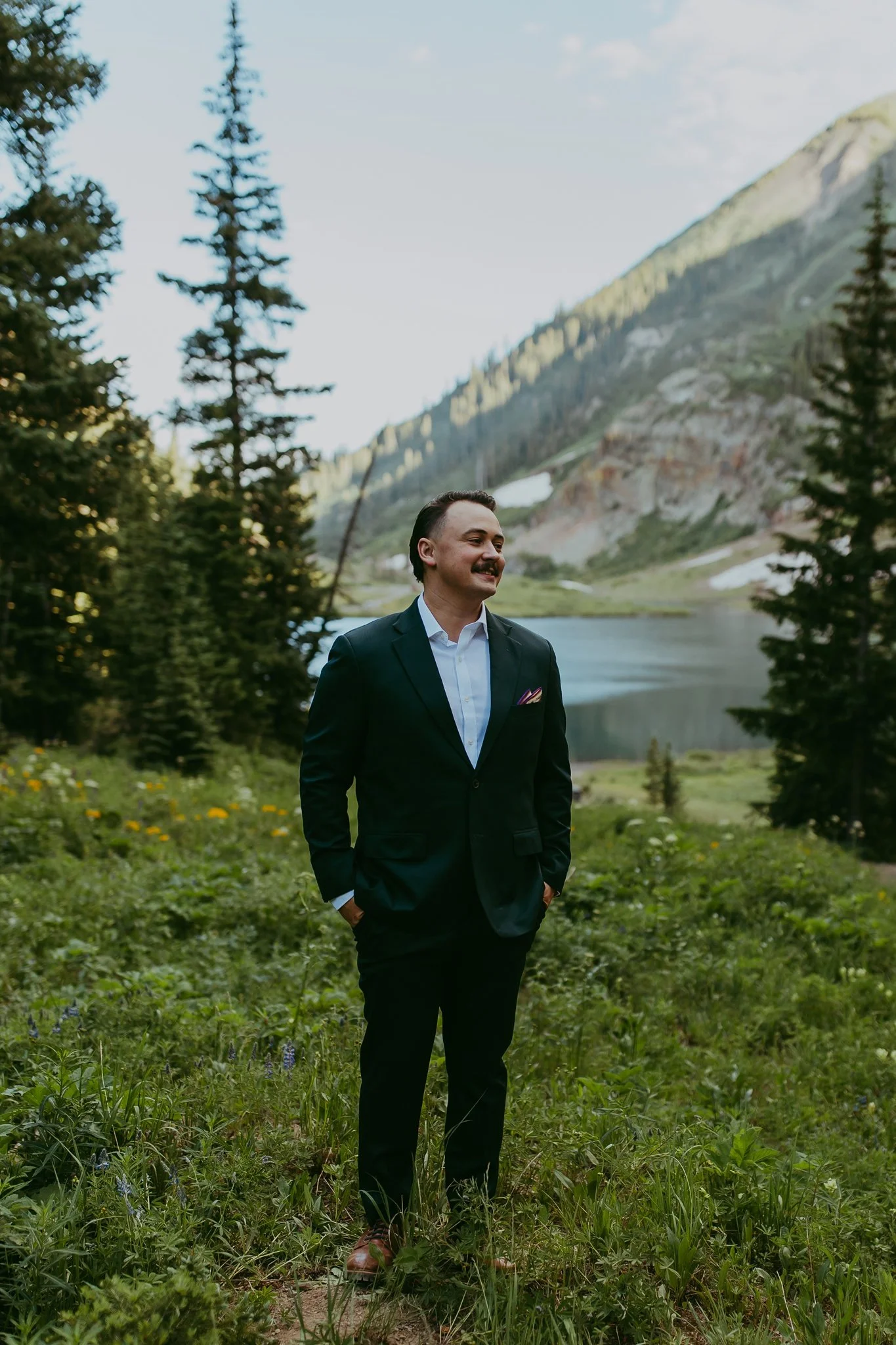 Crested Butte Colorado Wildflower Elopement Photographer