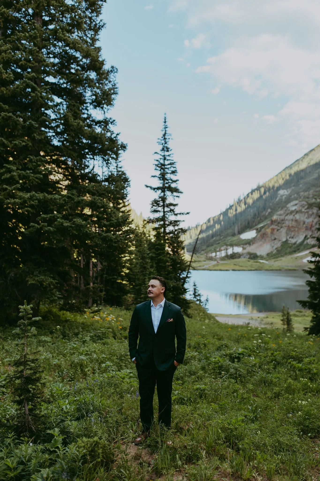 Crested Butte Colorado Wildflower Elopement Photographer