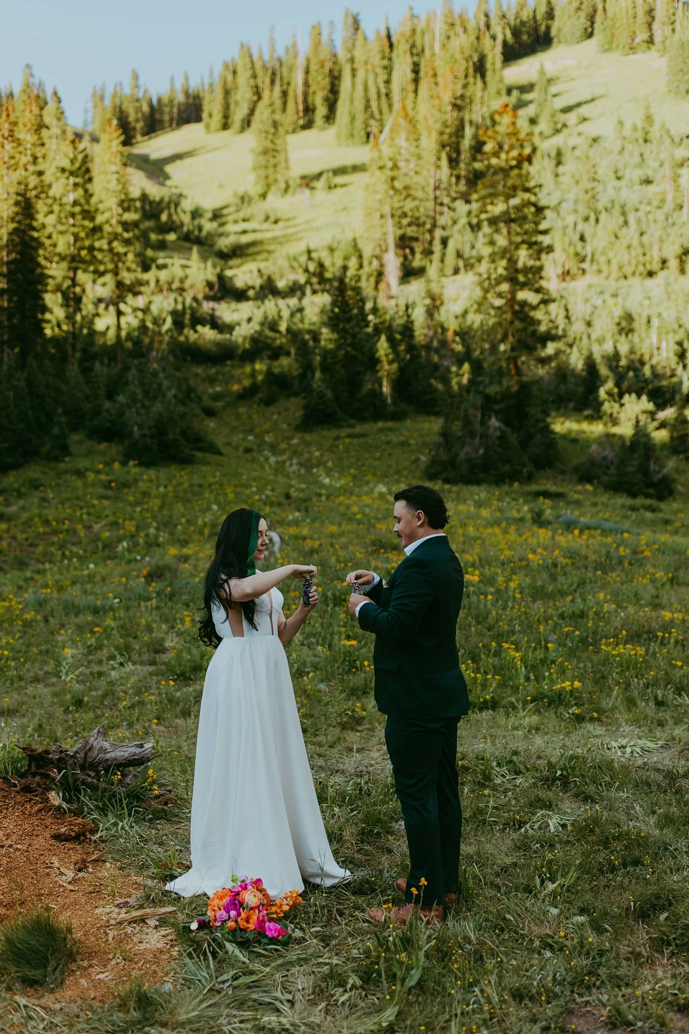 Crested Butte Colorado Wildflower Elopement Photographer