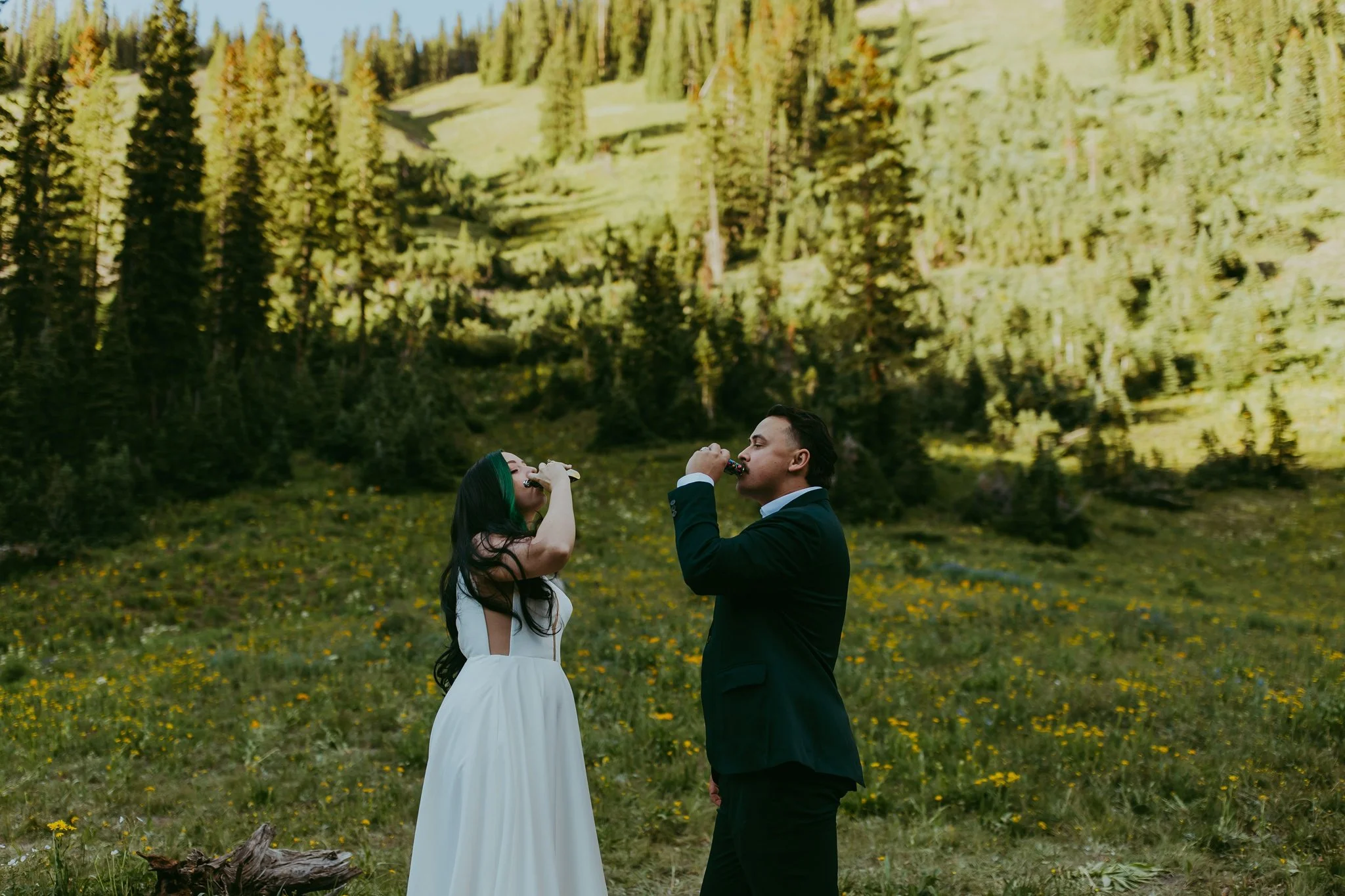 Crested Butte Colorado Wildflower Elopement Photographer