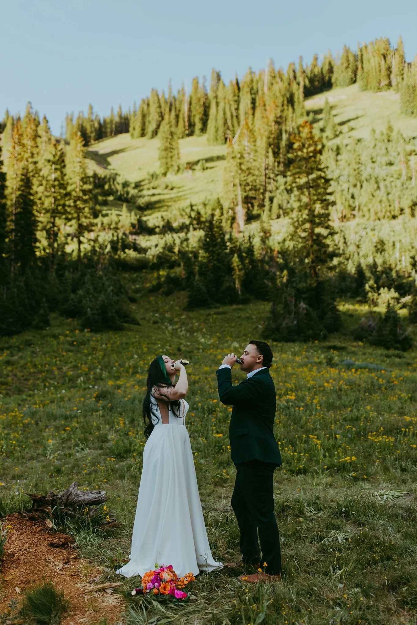 Crested Butte Colorado Wildflower Elopement Photographer