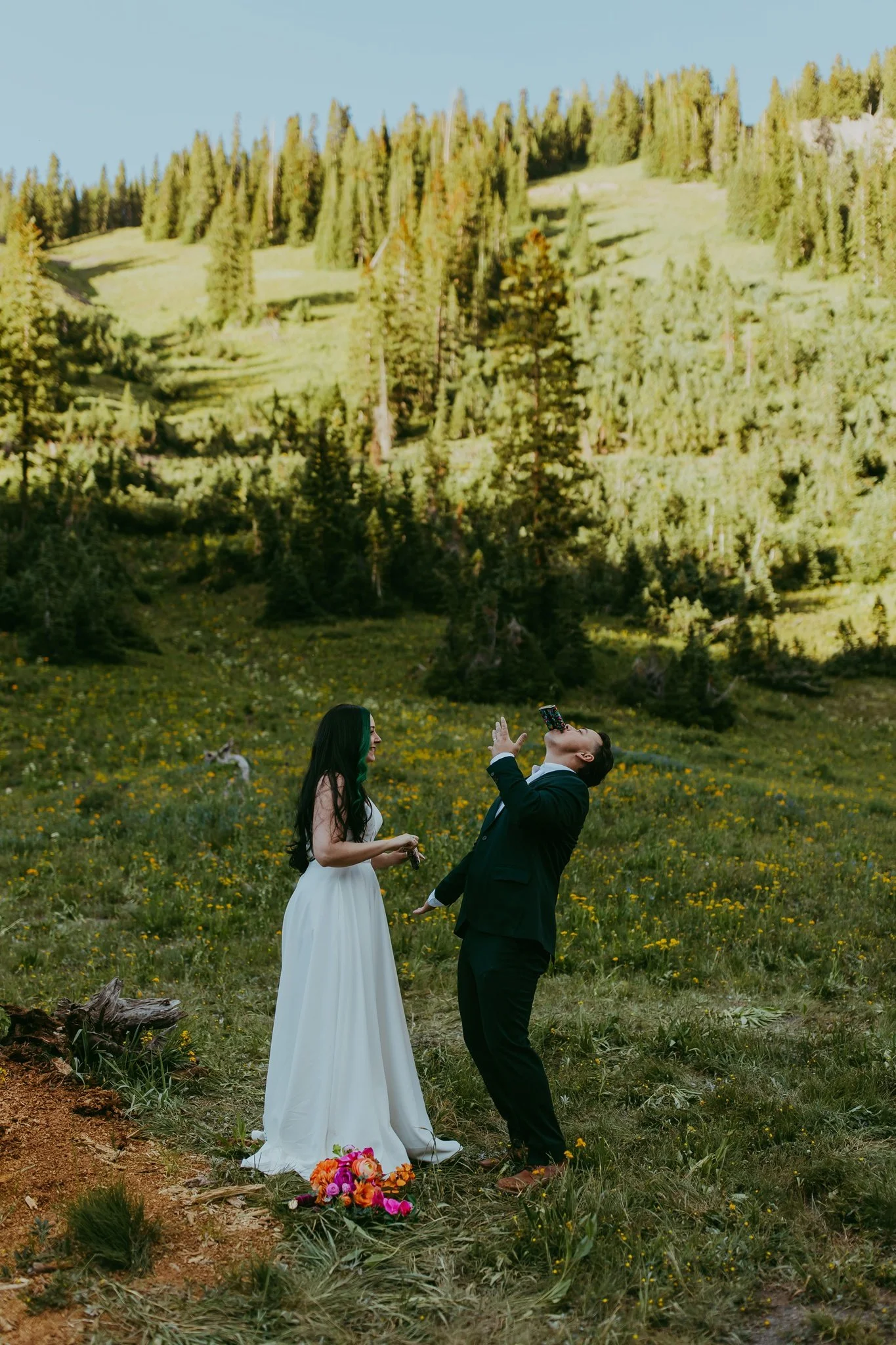 Crested Butte Colorado Wildflower Elopement Photographer