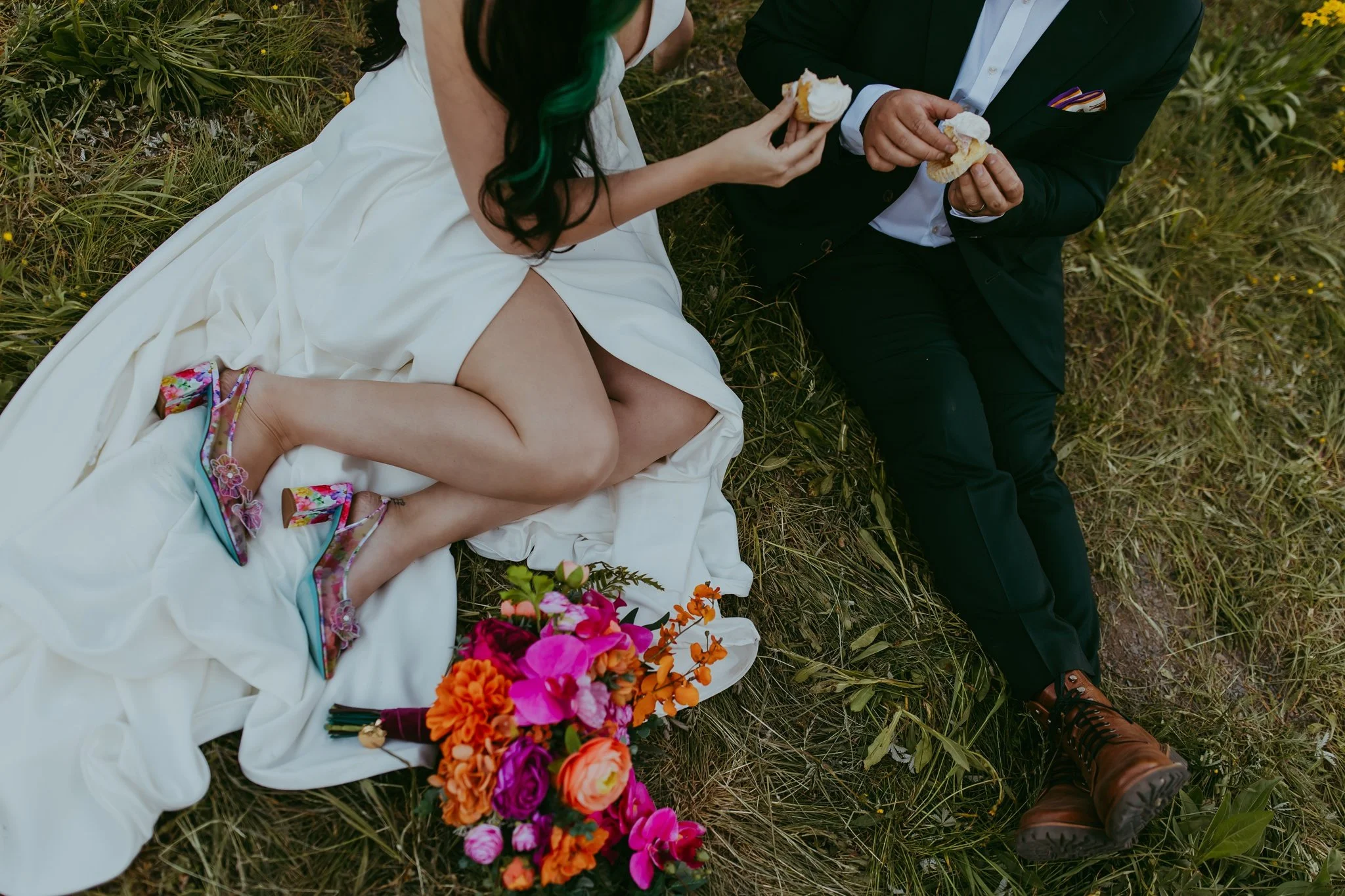 Crested Butte Colorado Wildflower Elopement Photographer