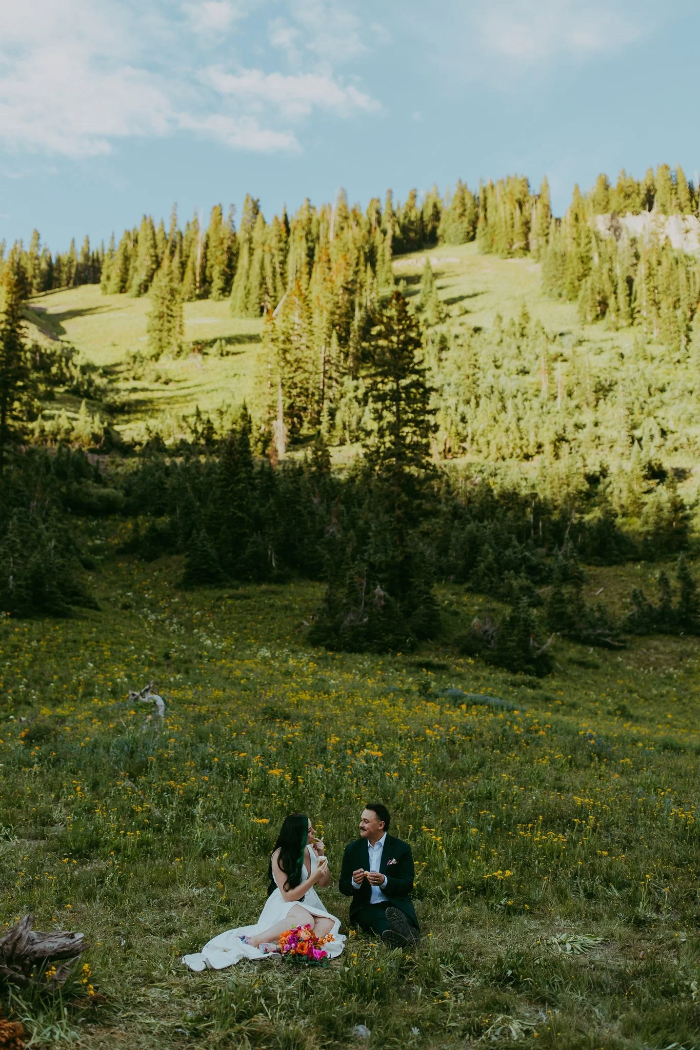 Crested Butte Colorado Wildflower Elopement Photographer