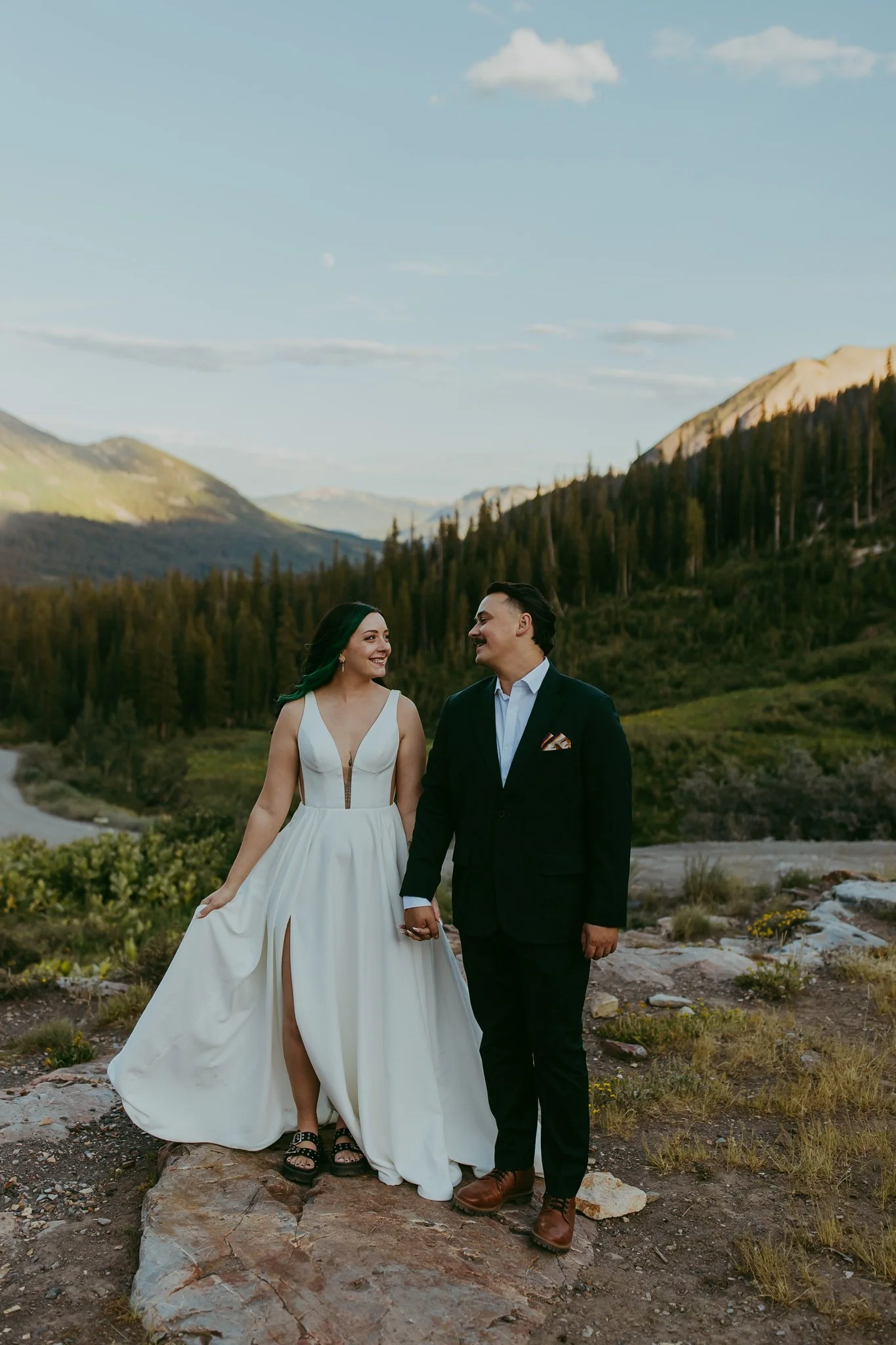 Crested Butte Colorado Wildflower Elopement Photographer