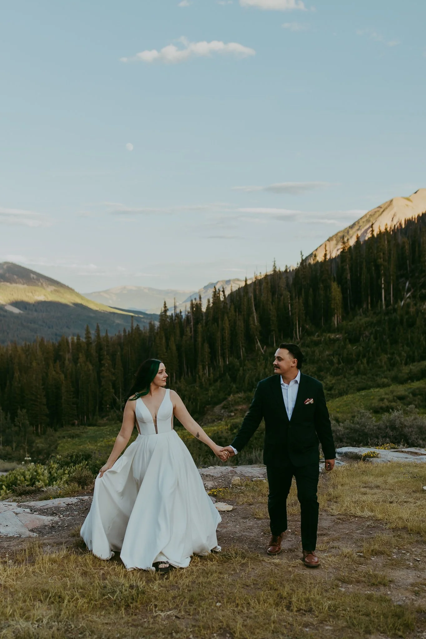 Crested Butte Colorado Wildflower Elopement Photographer