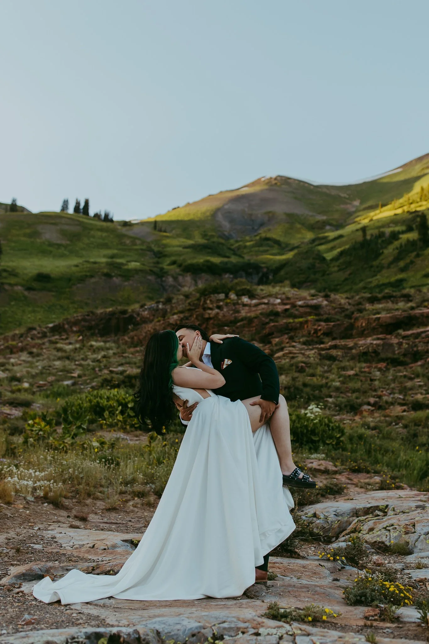 Crested Butte Colorado Wildflower Elopement Photographer