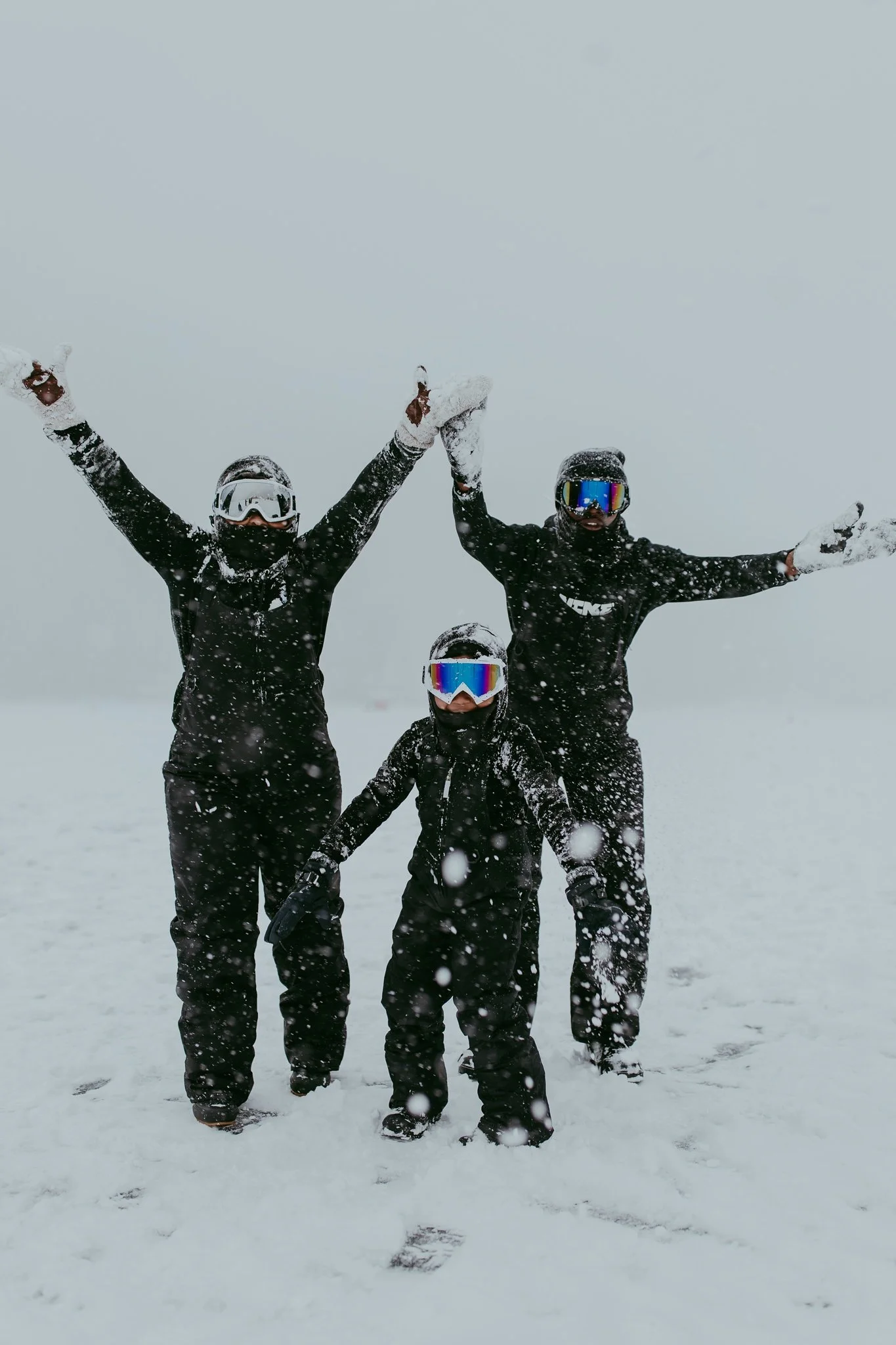 Winter Snowy Frozen Lake Colorado Elopement 