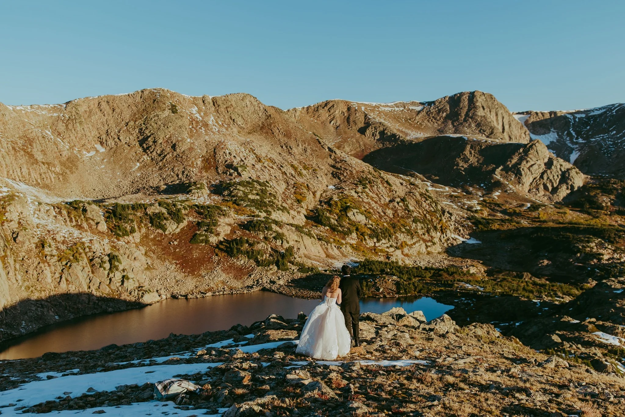 Fall Mountaintop Elopement at an Alpine Lake in Winter Park, Colorado