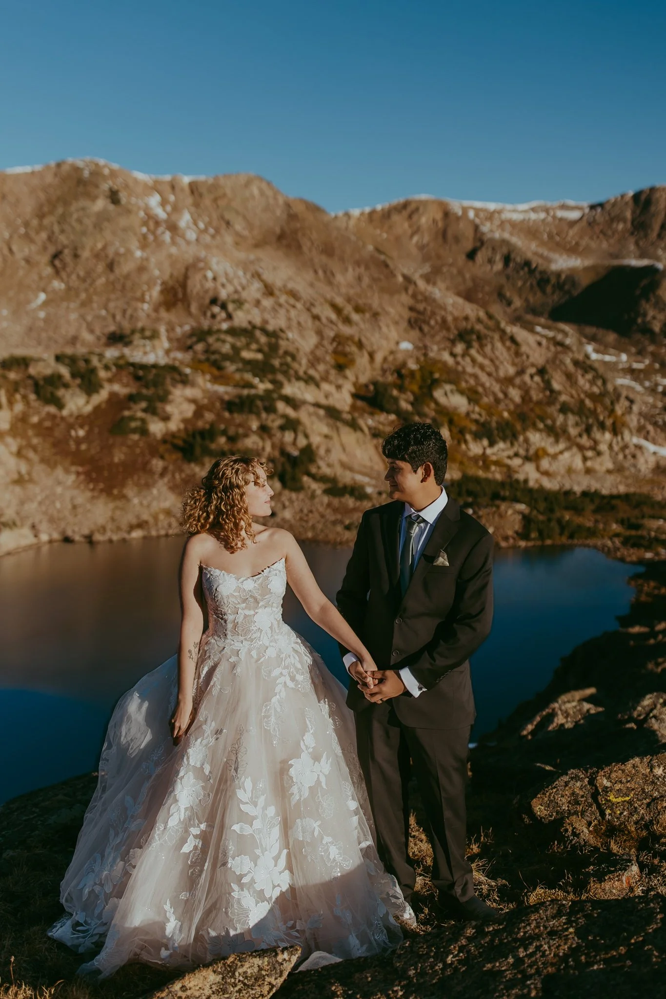 Fall Mountaintop Elopement at an Alpine Lake in Winter Park, Colorado
