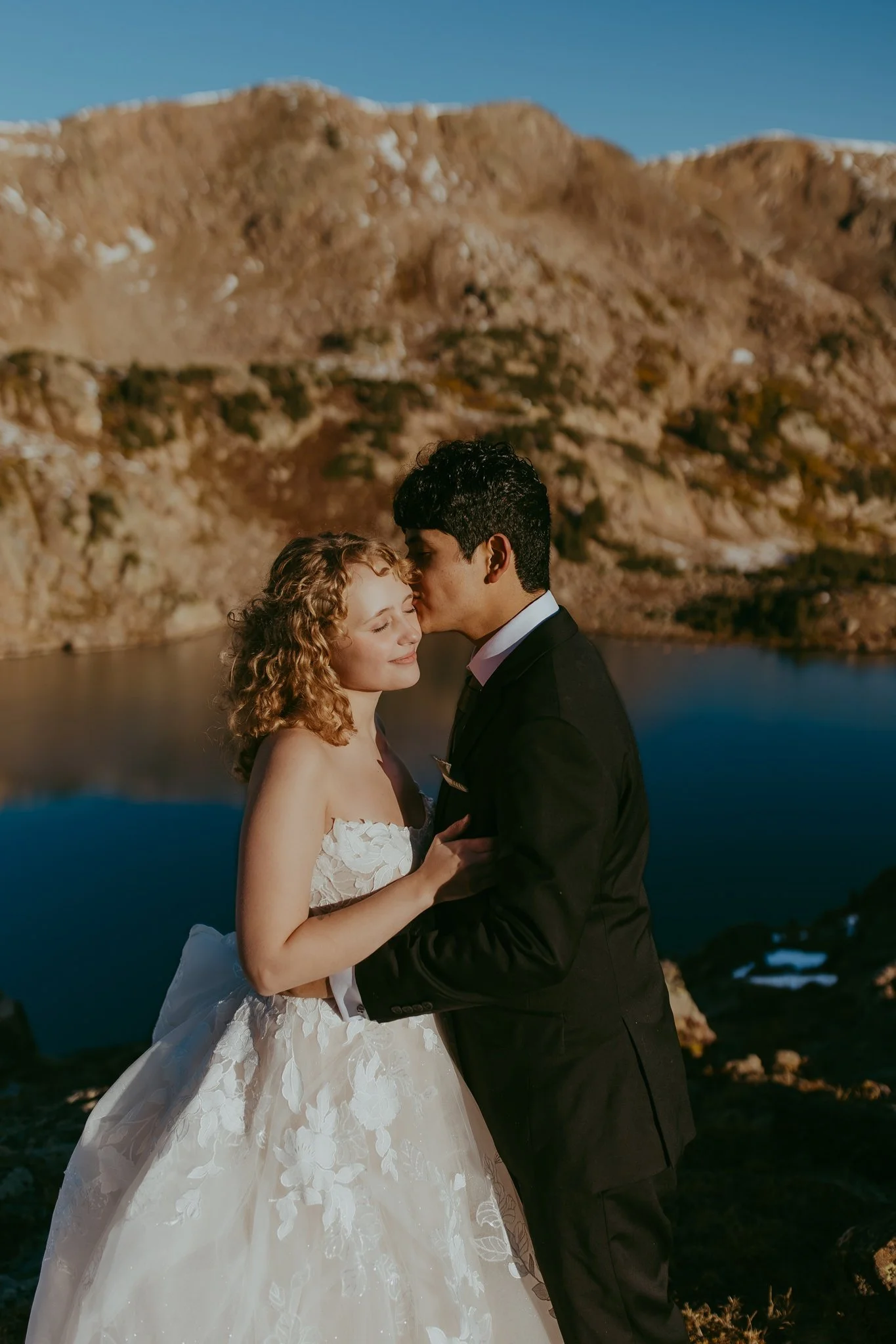 Fall Mountaintop Elopement at an Alpine Lake in Winter Park, Colorado