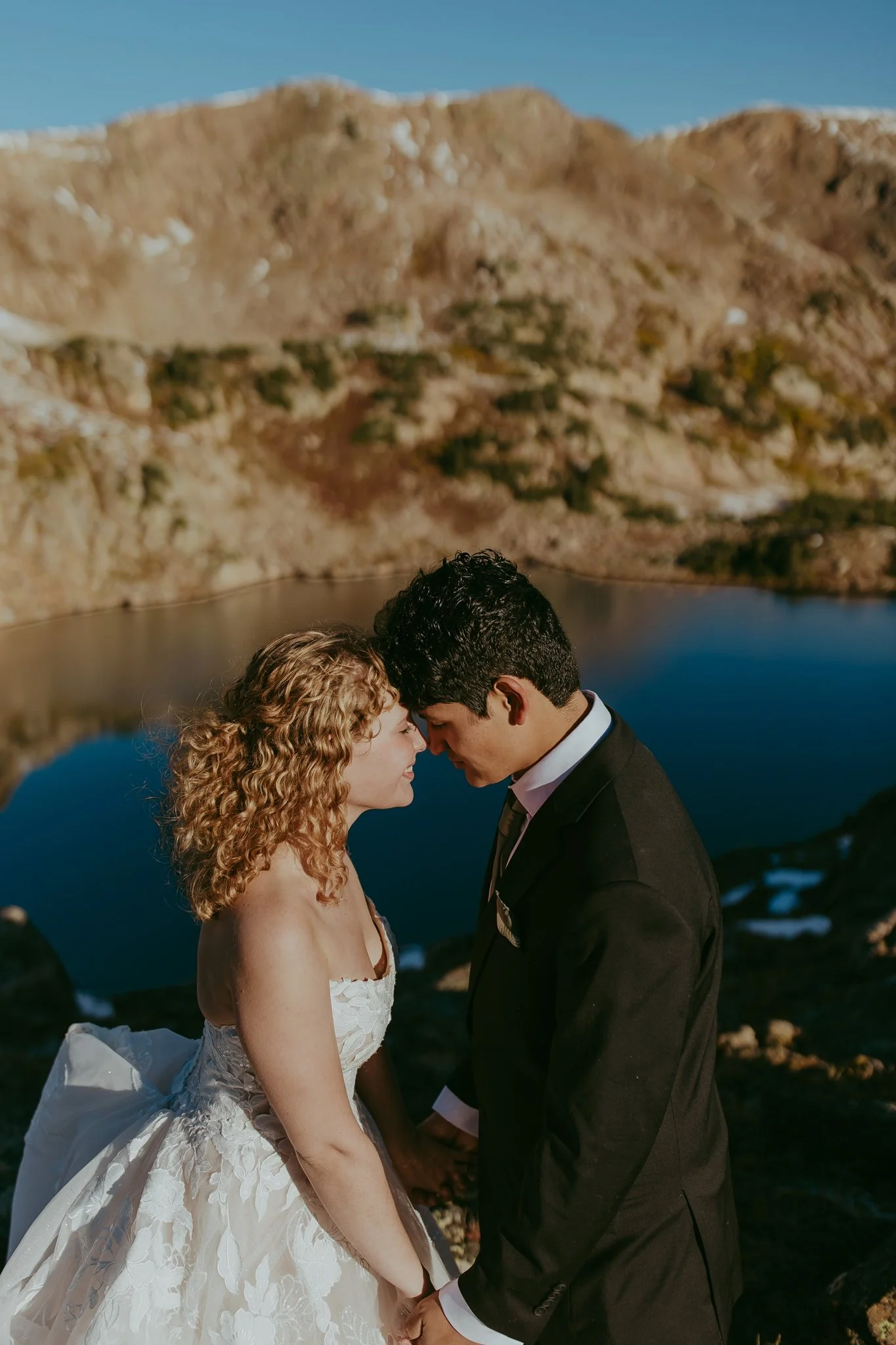 Fall Mountaintop Elopement at an Alpine Lake in Winter Park, Colorado