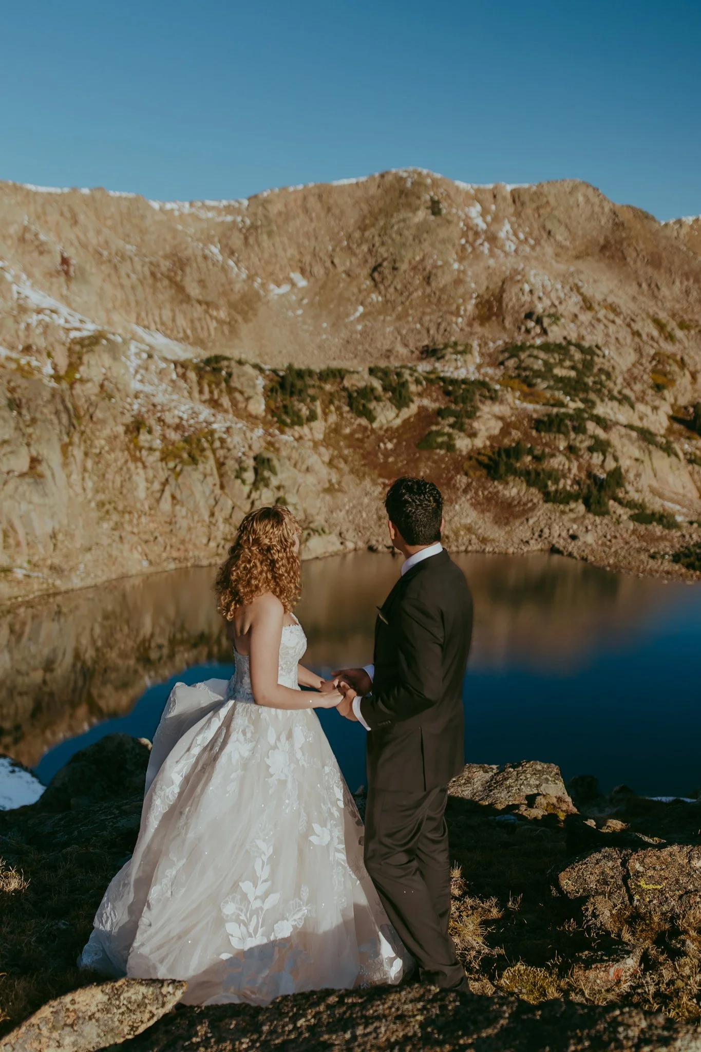 Fall Mountaintop Elopement at an Alpine Lake in Winter Park, Colorado