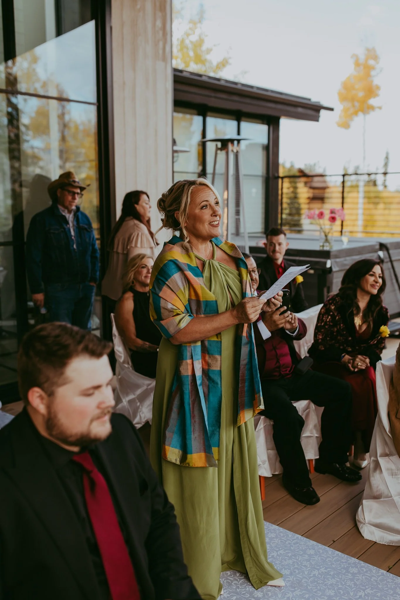 Fall Elopement in an Aspen Grove in Winter Park, Colorado