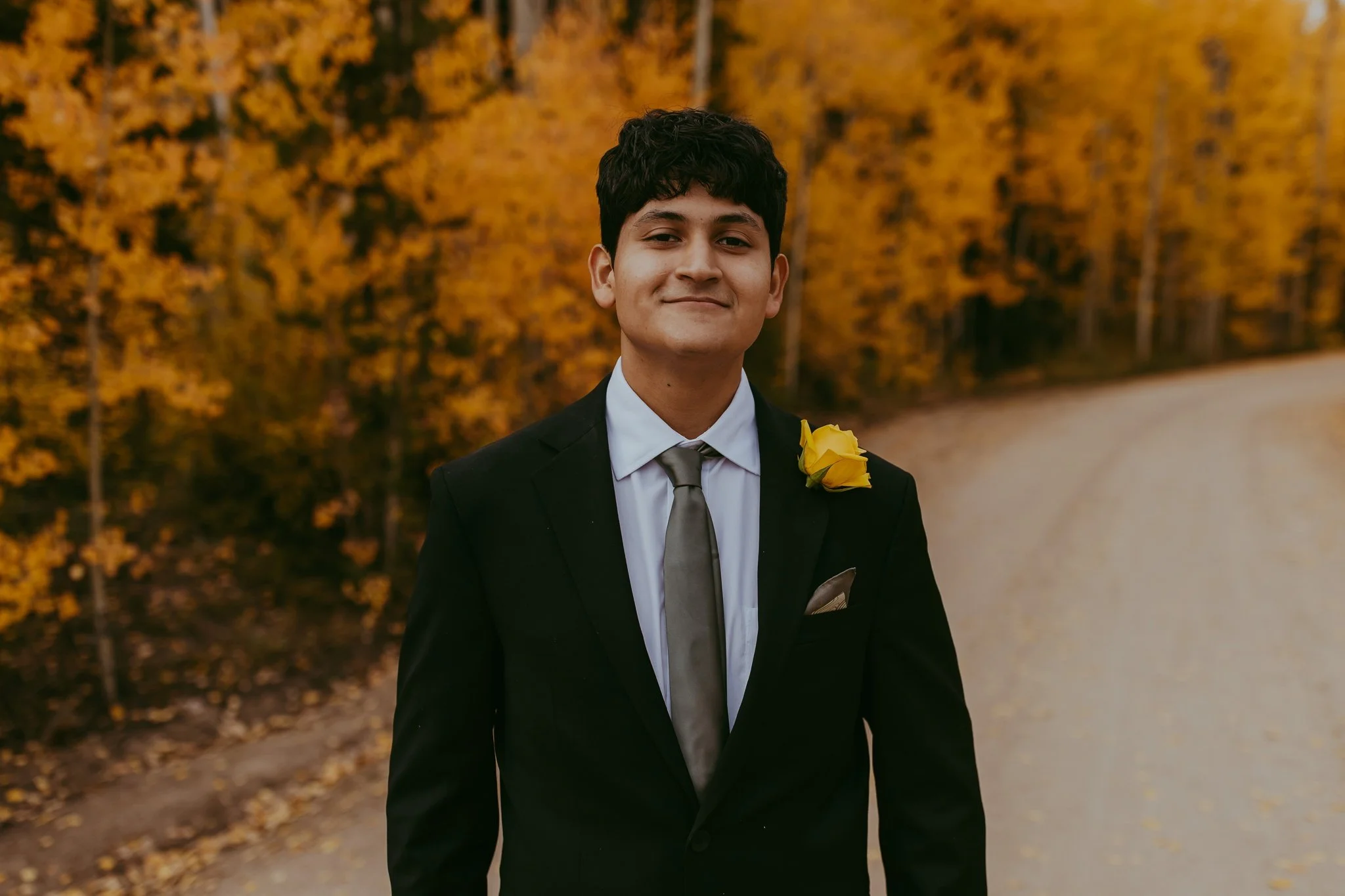 Fall Elopement in an Aspen Grove in Winter Park, Colorado