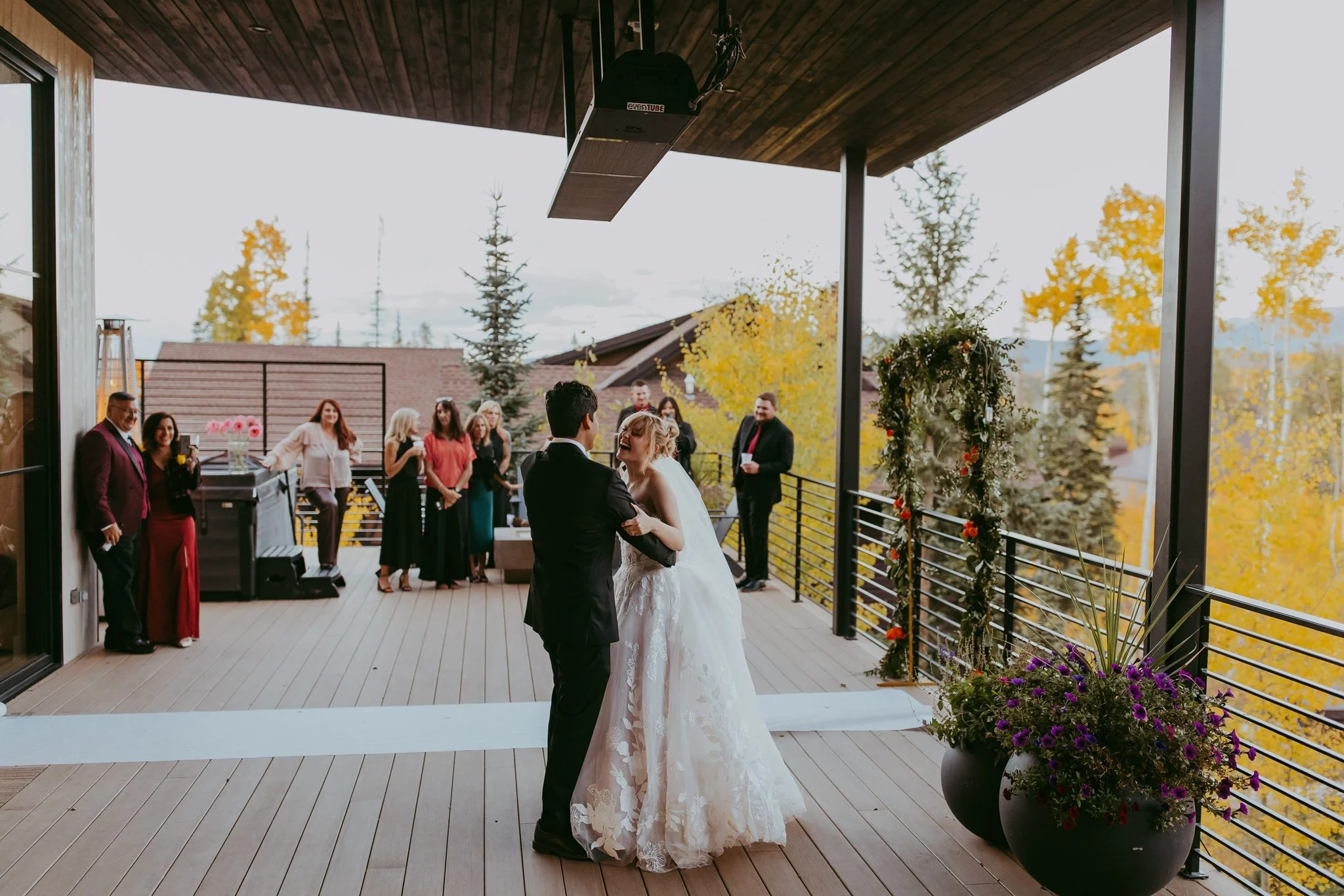 Fall Elopement in an Aspen Grove in Winter Park, Colorado