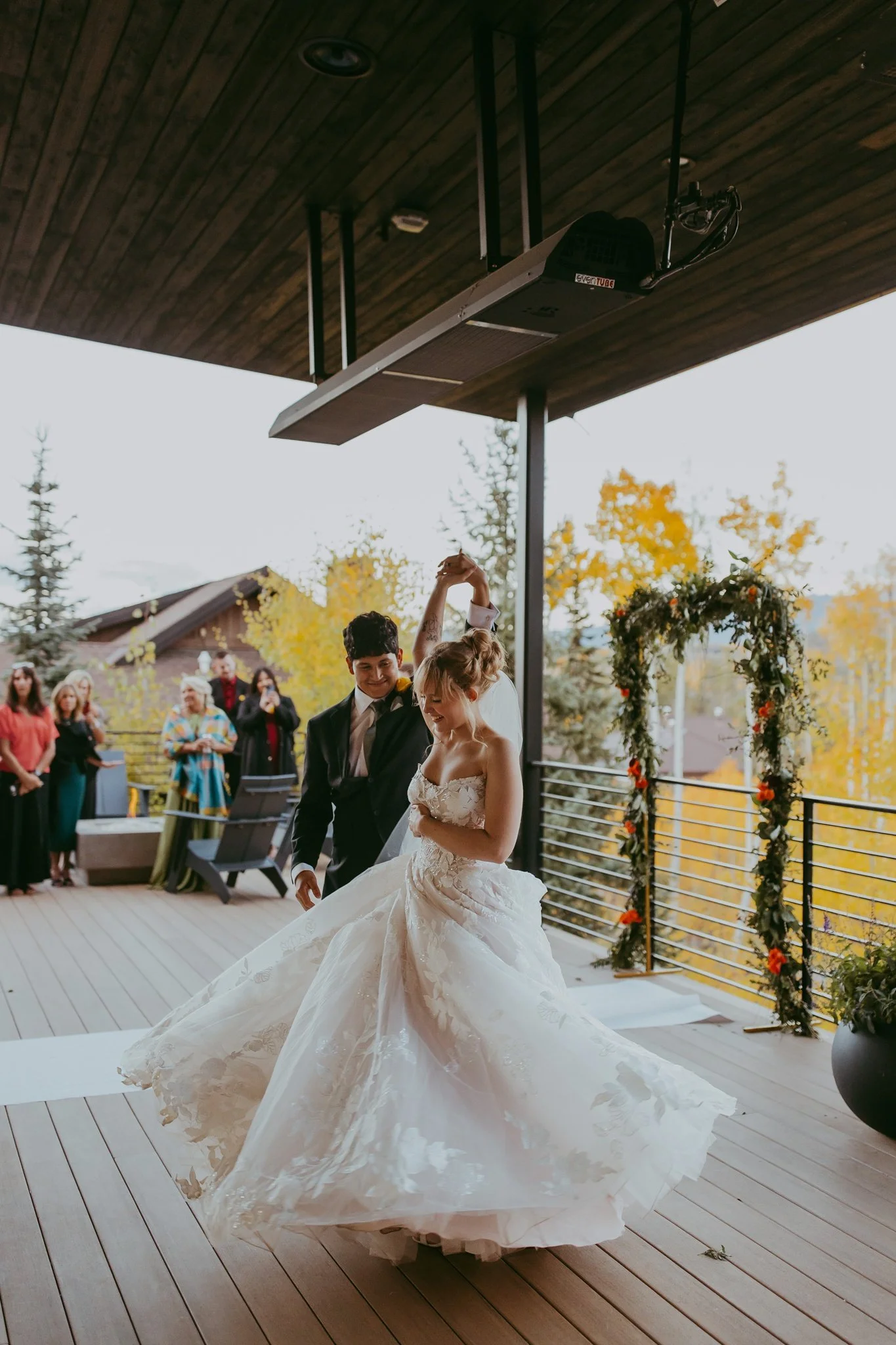 Fall Elopement in an Aspen Grove in Winter Park, Colorado